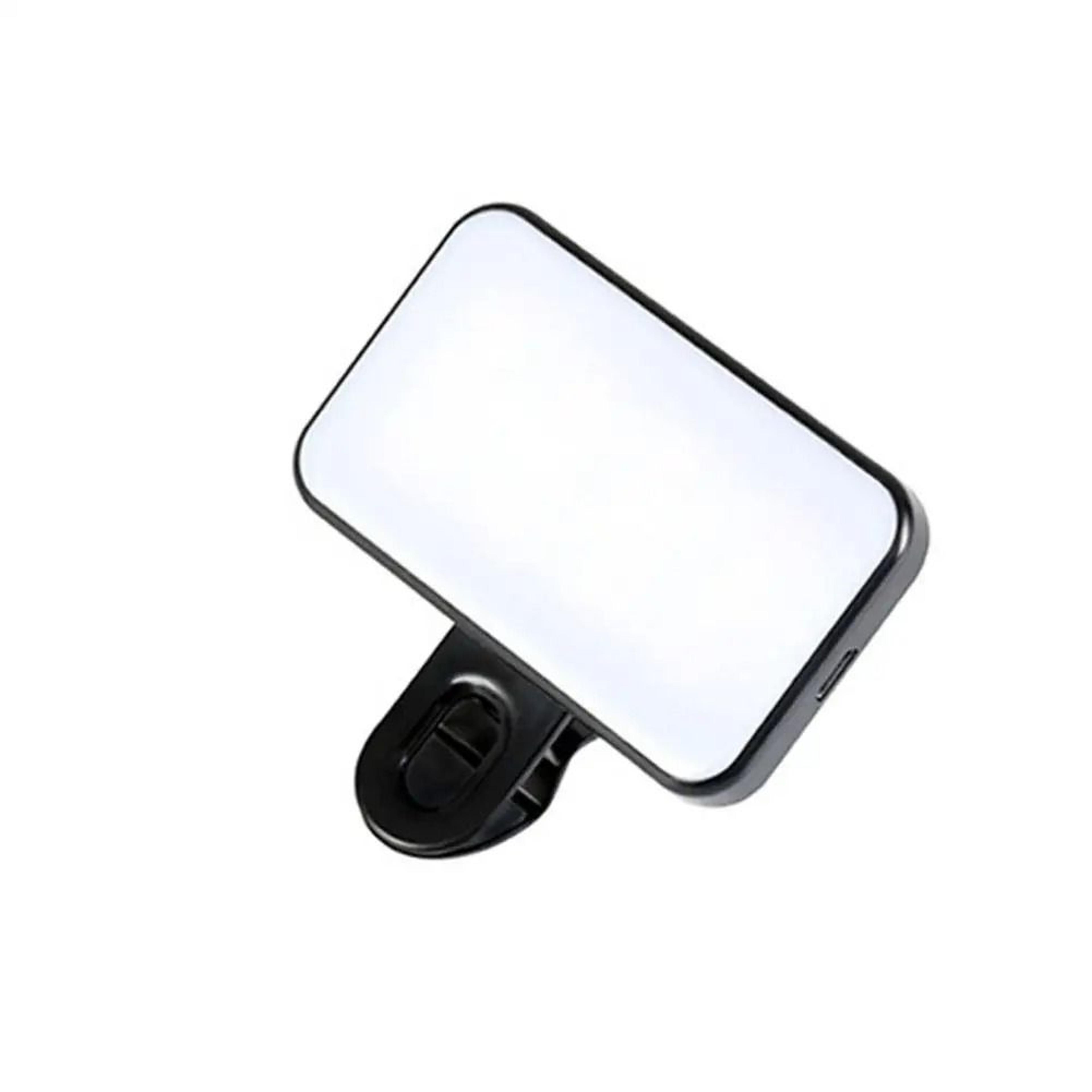 portable rechargeable selfie light clip on adjustable fill light for phone and pc