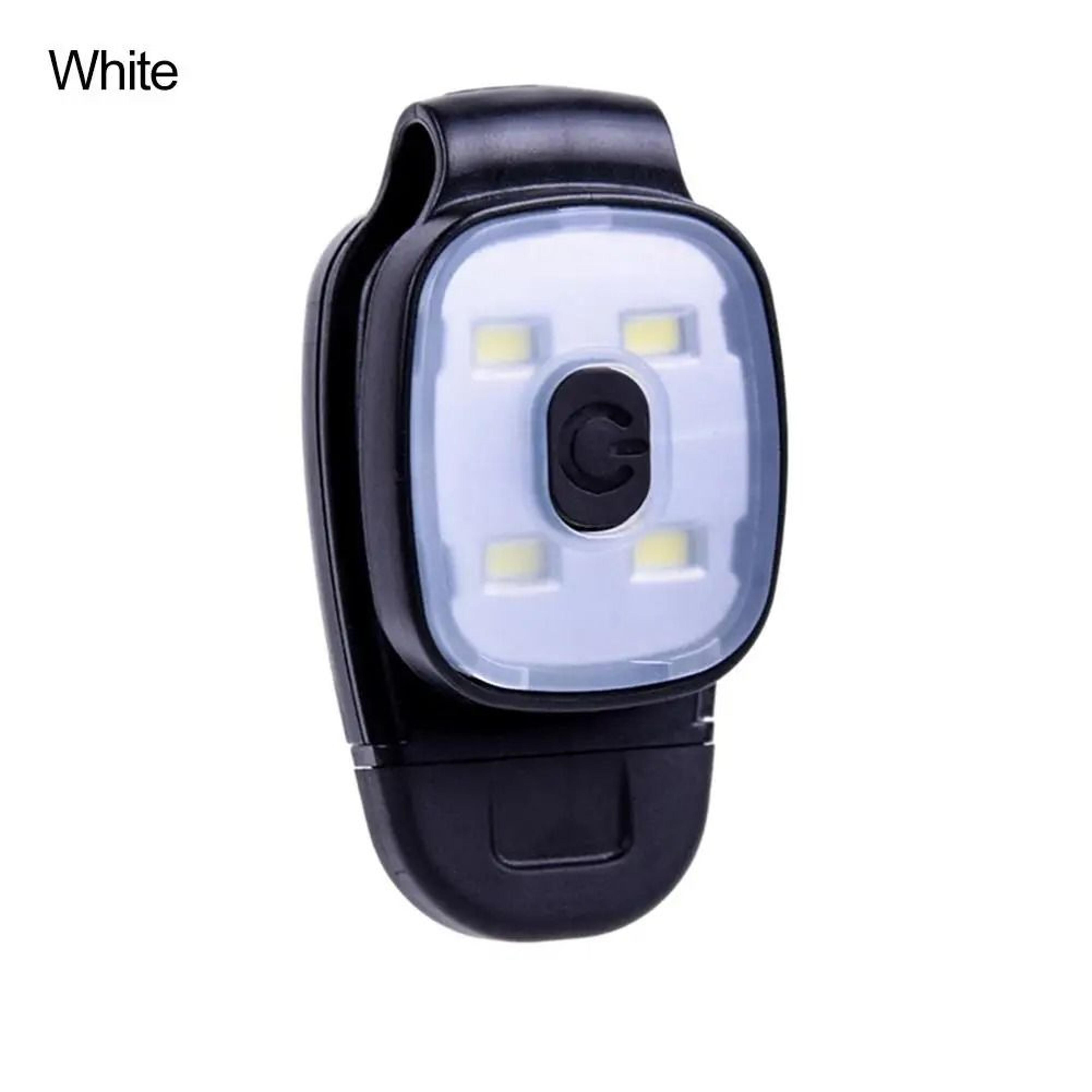 usb rechargeable running safety light clip on night running chest light