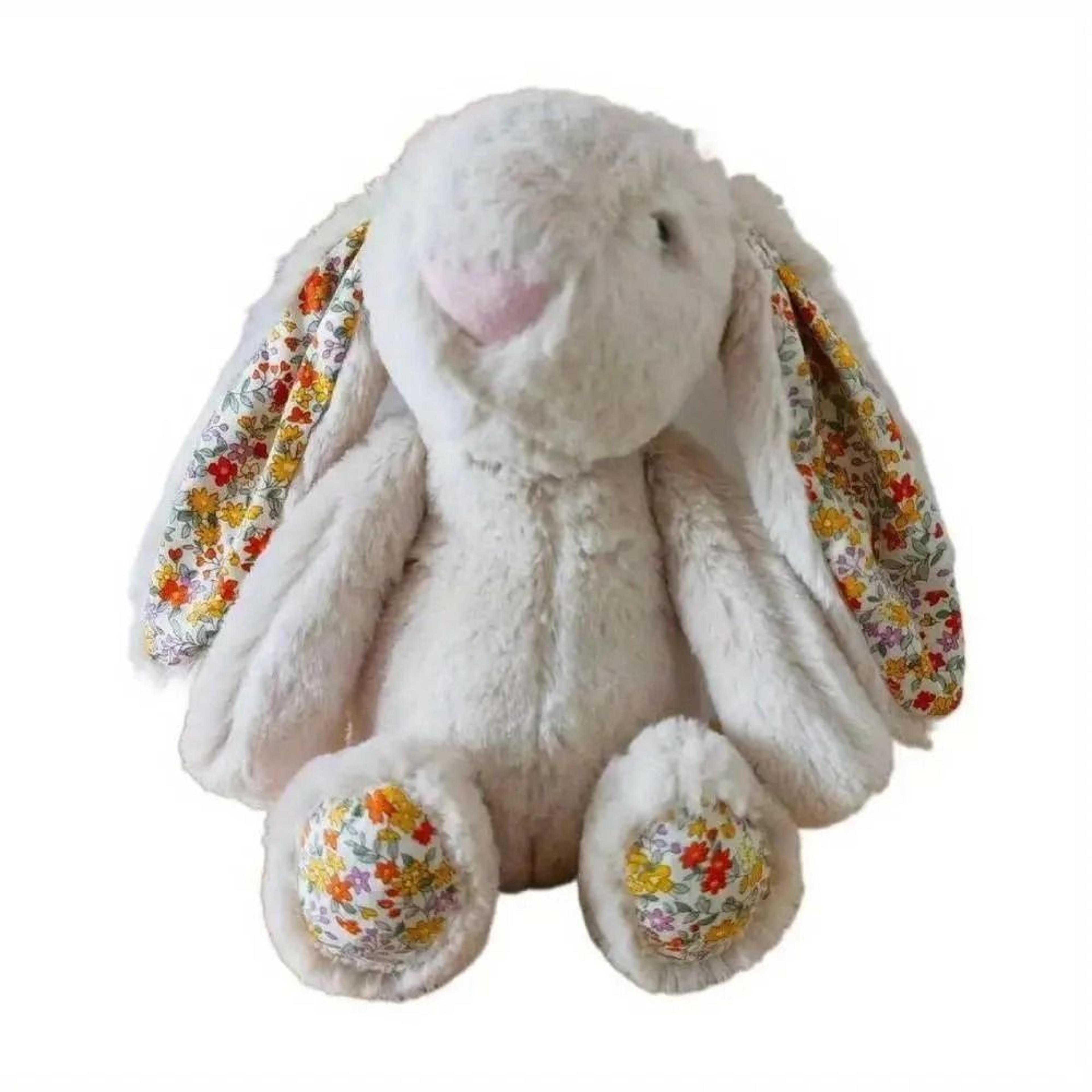 cute rabbit plush doll soft bunny plush toy with long ears