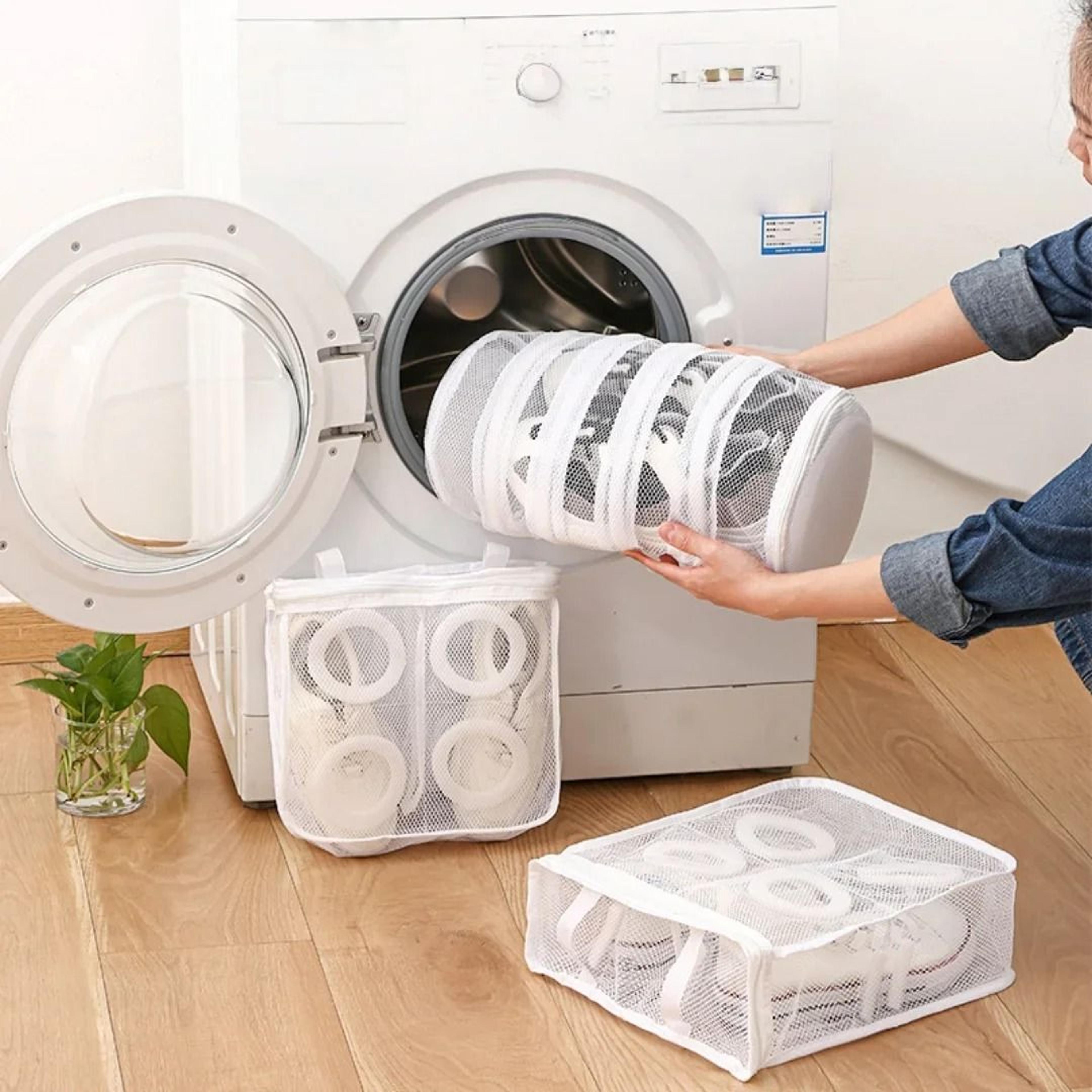 protective mesh shoe laundry bag for washing and travel