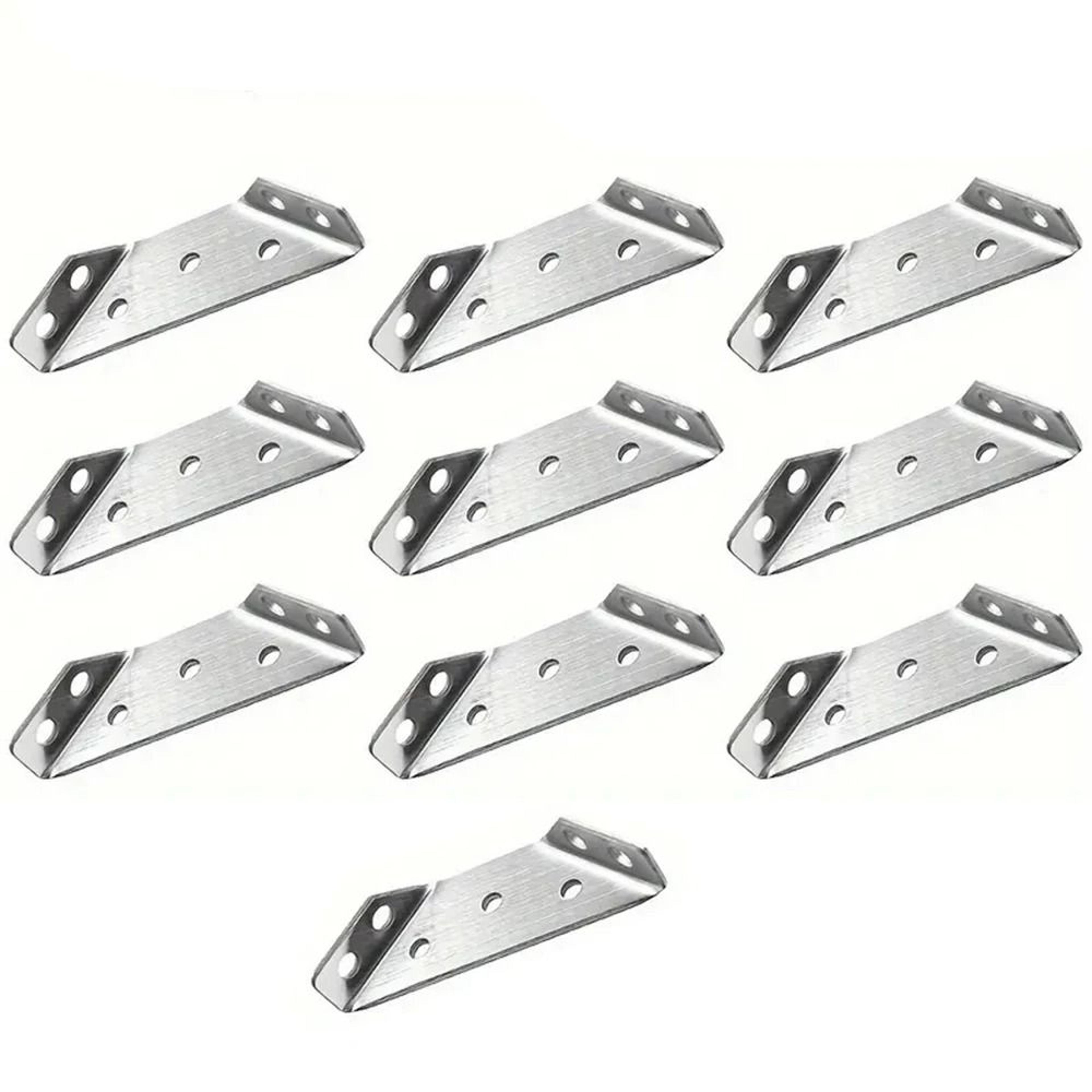stainless steel right angle brackets 90 degree furniture corner connectors set