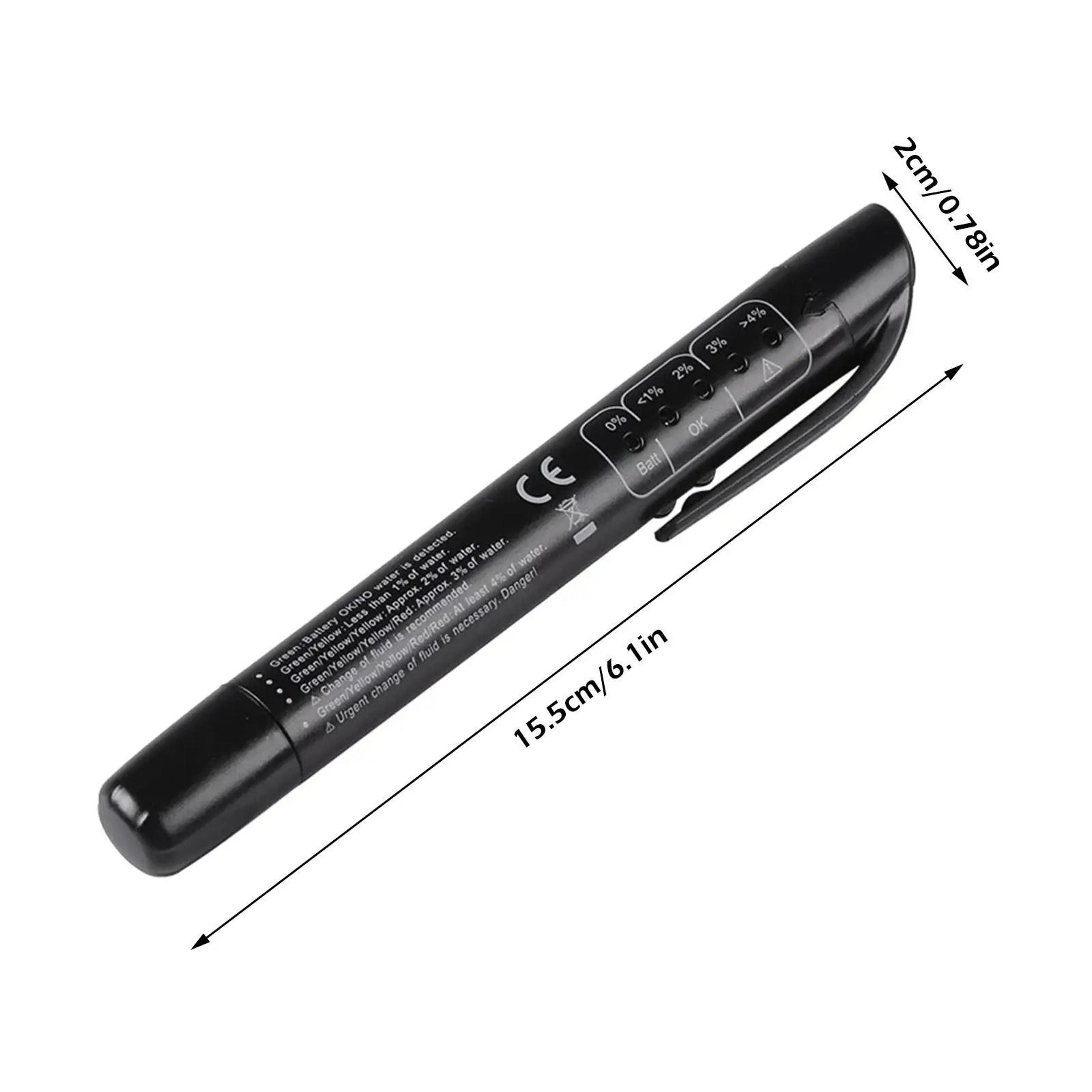universal brake fluid tester pen with led indicator