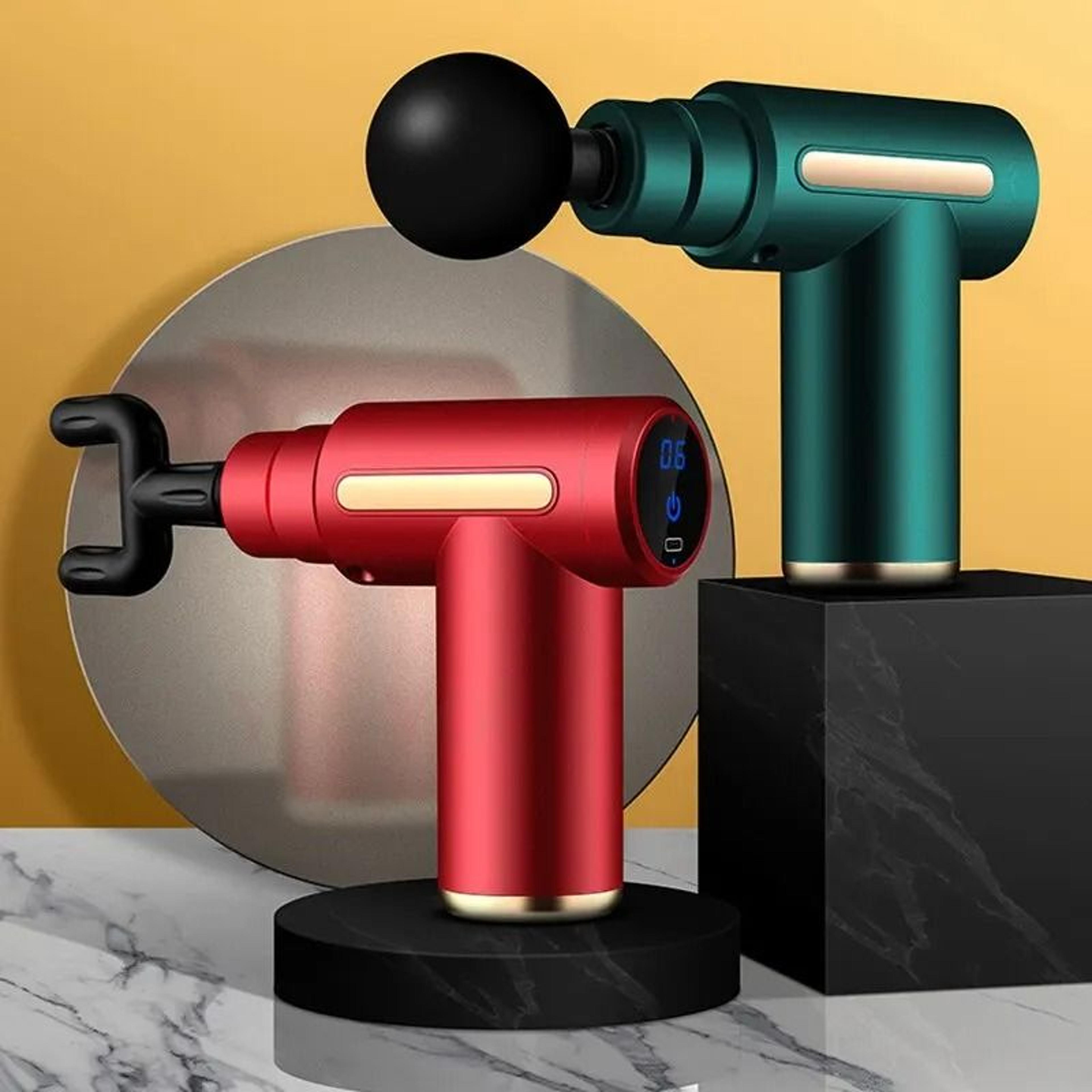 mini muscle massage gun portable deep percussion body massager