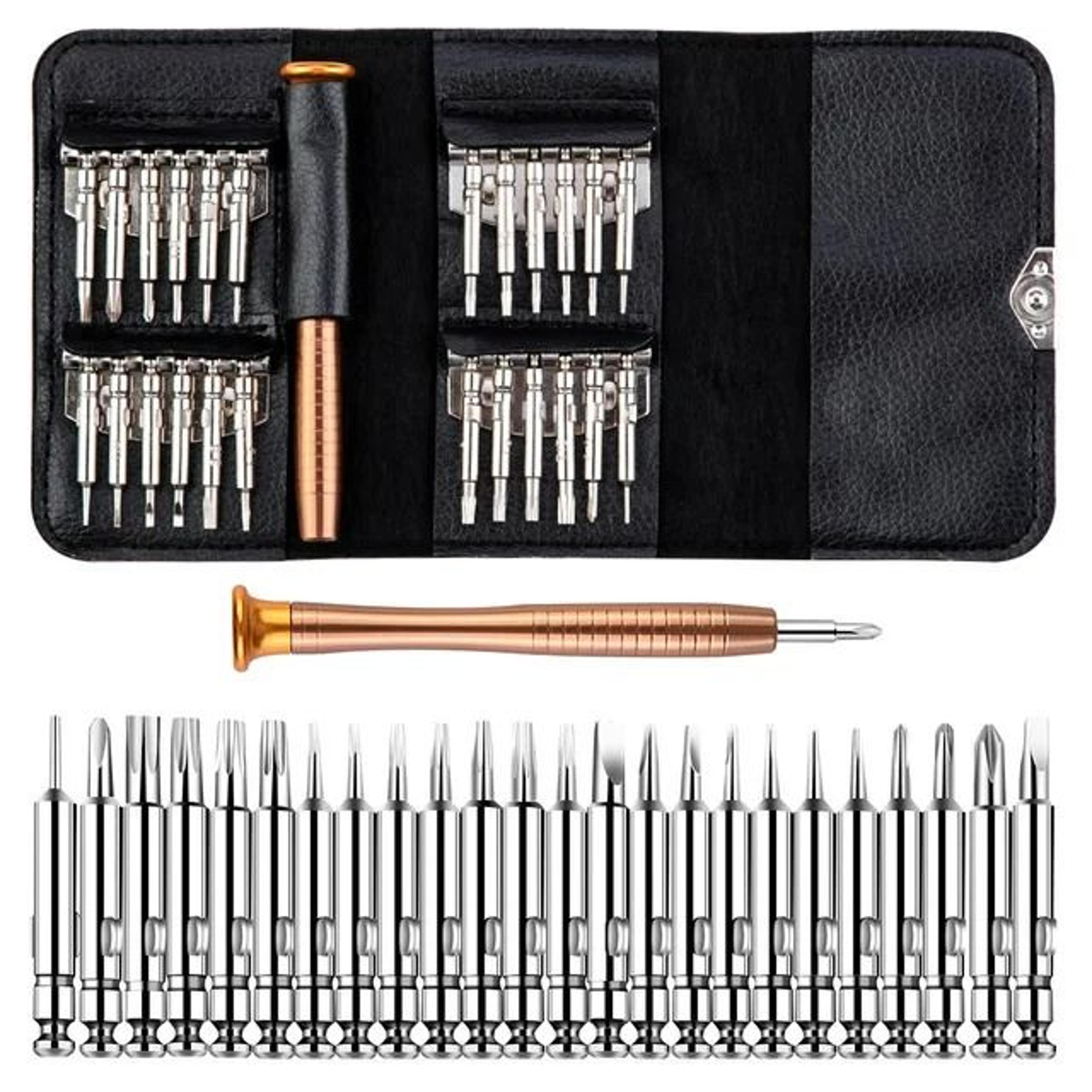 precision screwdriver set magnetic multi bit repair tool kit for electronics