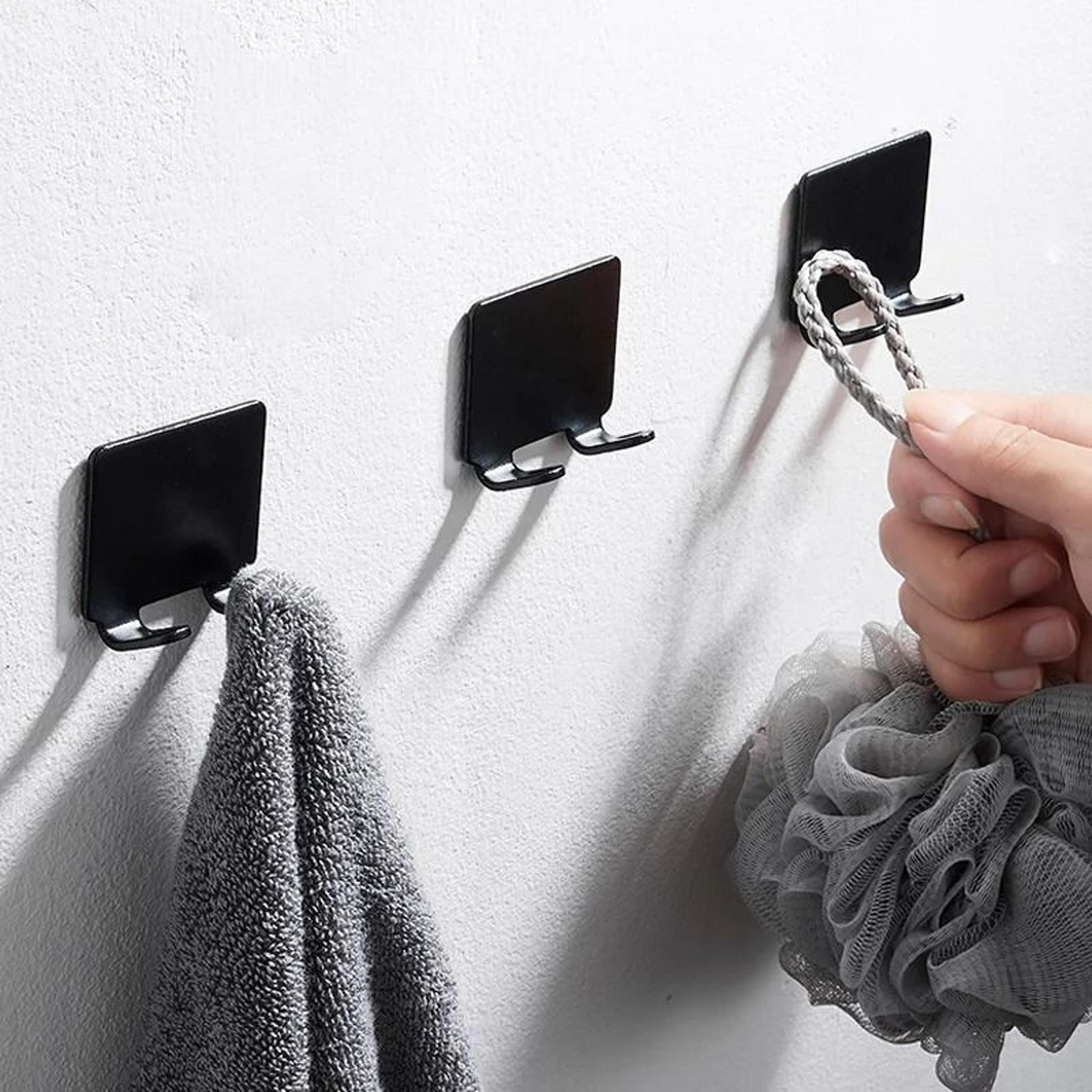 wall mounted shaving razor holder multifunction bathroom storage hook