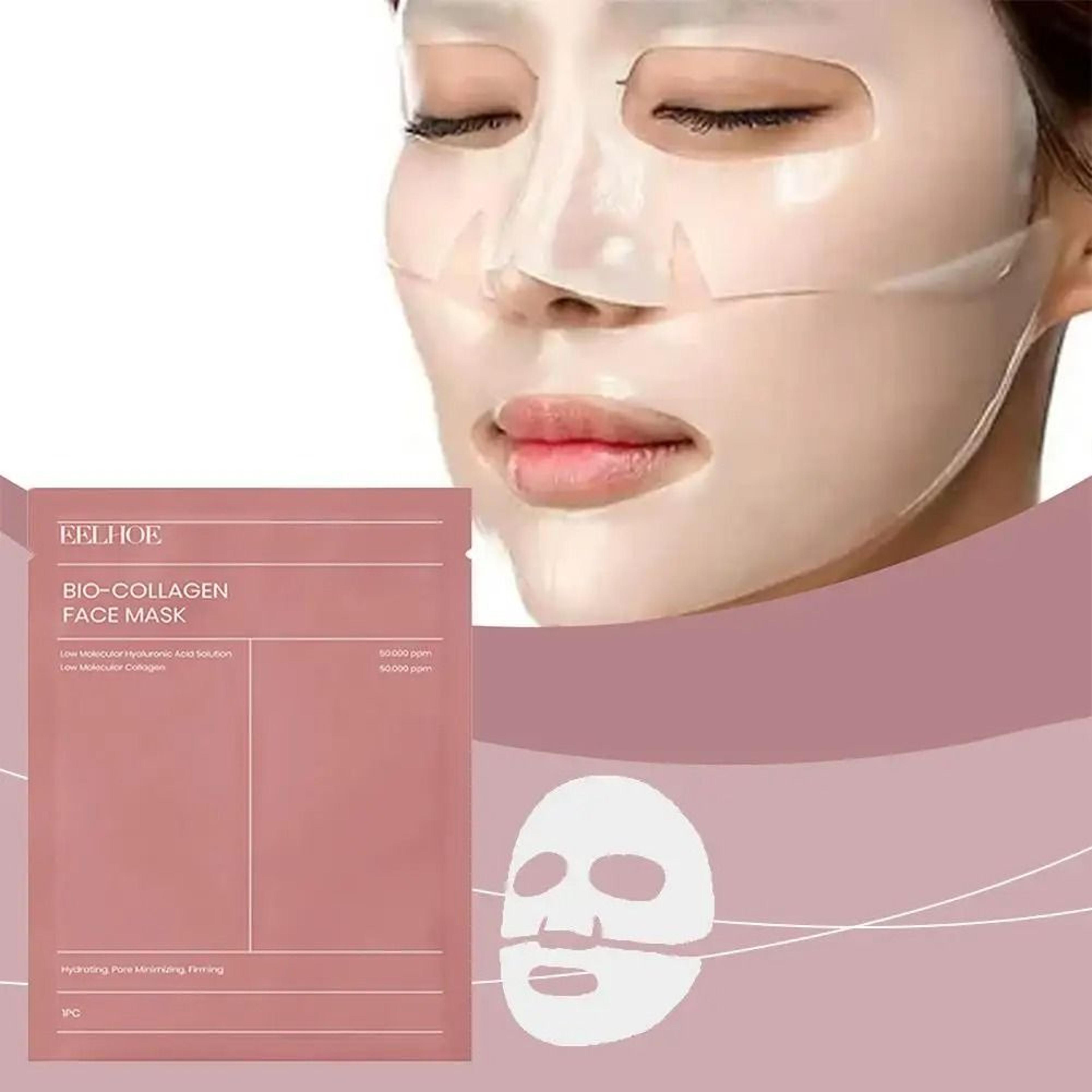bio collagen face mask overnight hydrating and pore tightening treatment