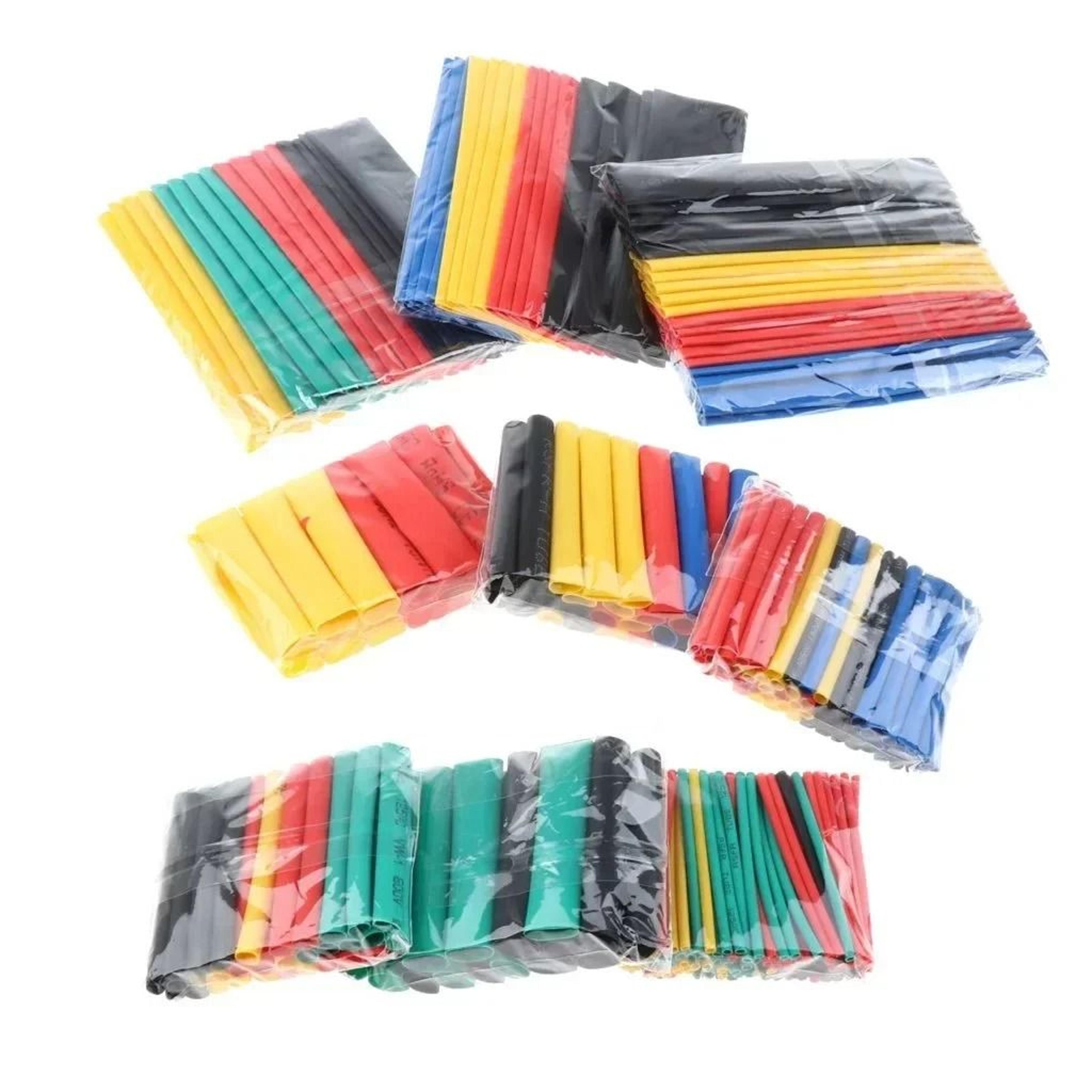 heat shrink tube kit for electrical wire insulation and cable protection
