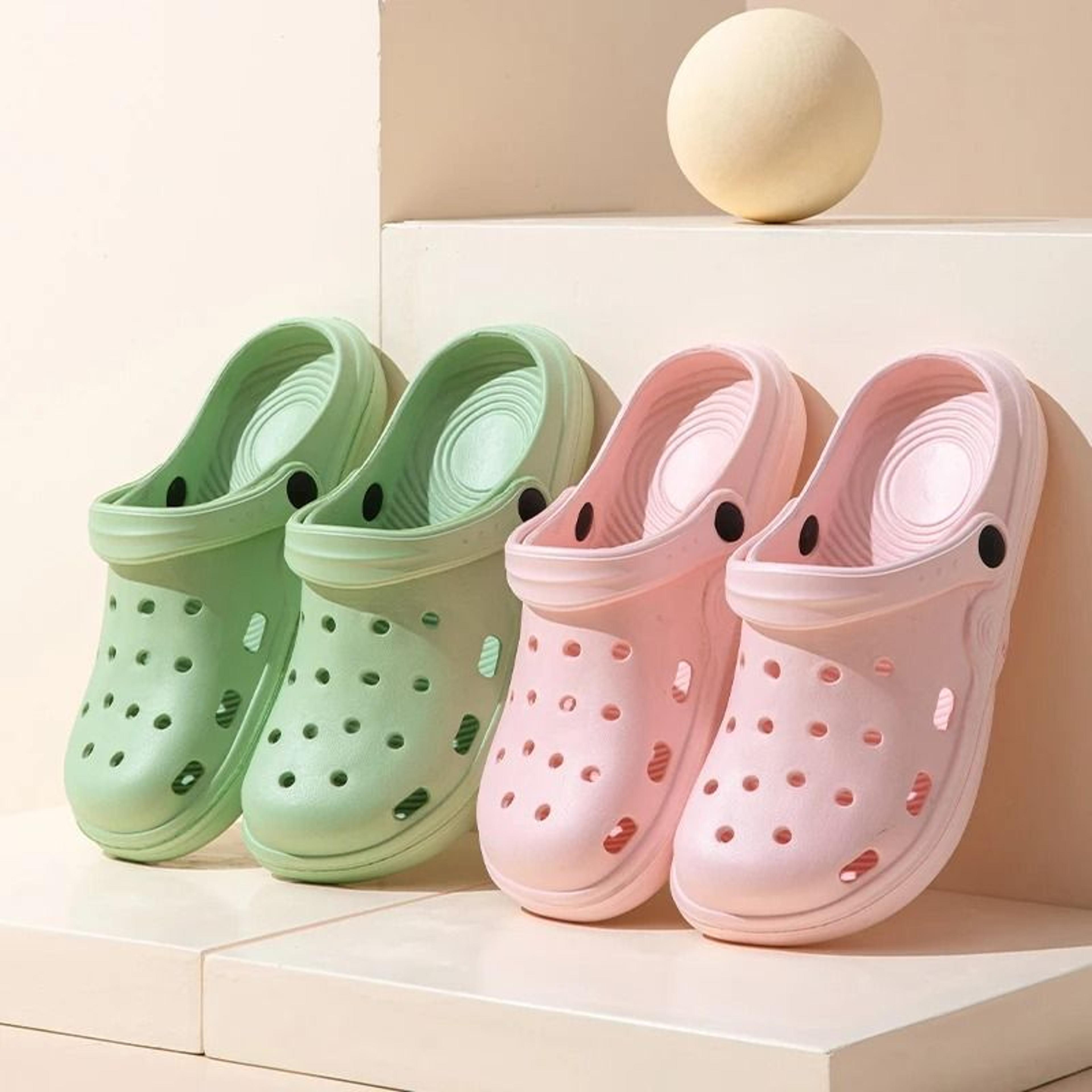 women eva platform clogs summer garden beach slippers