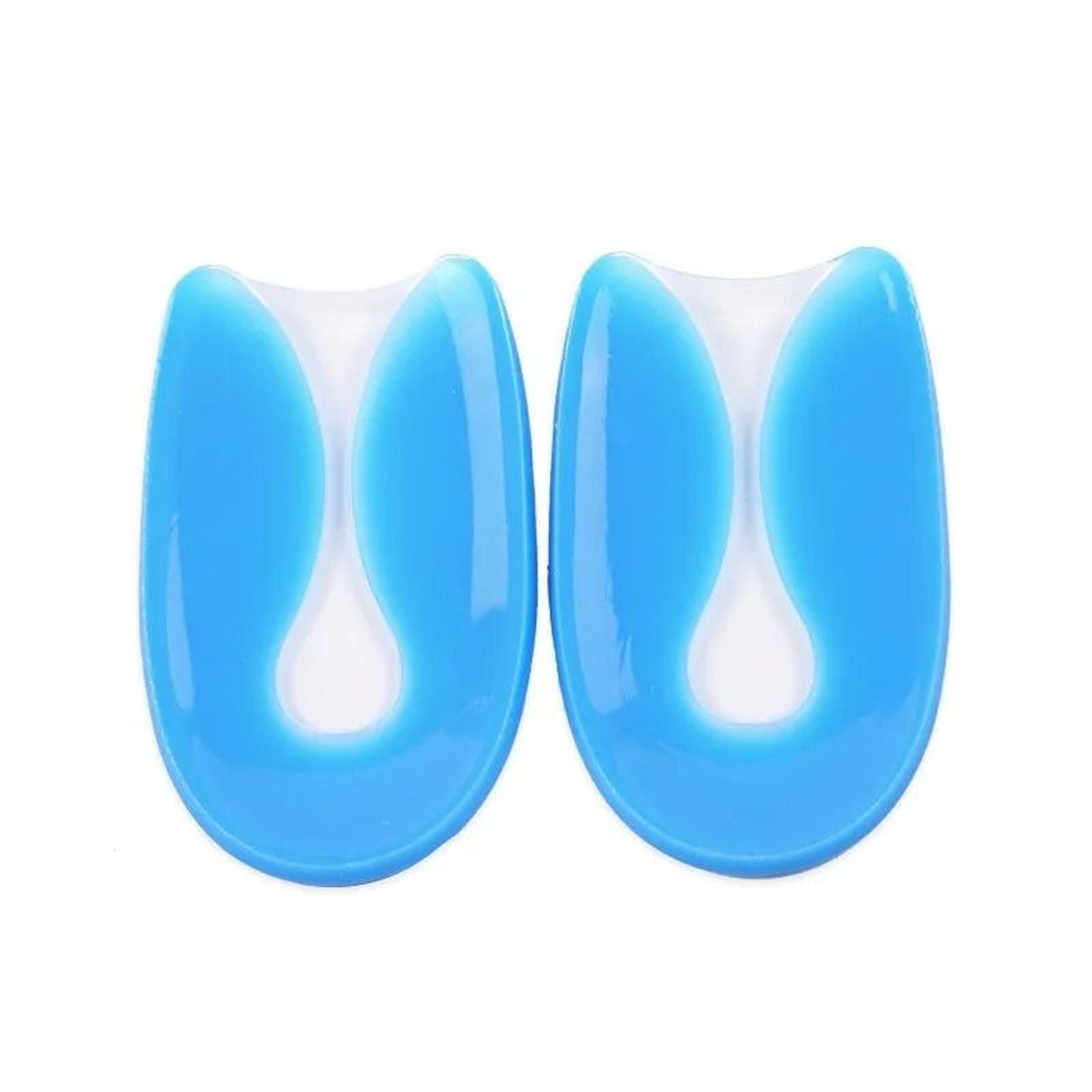 silicone gel u shaped heel pads shock absorbing rear foot cushion insoles