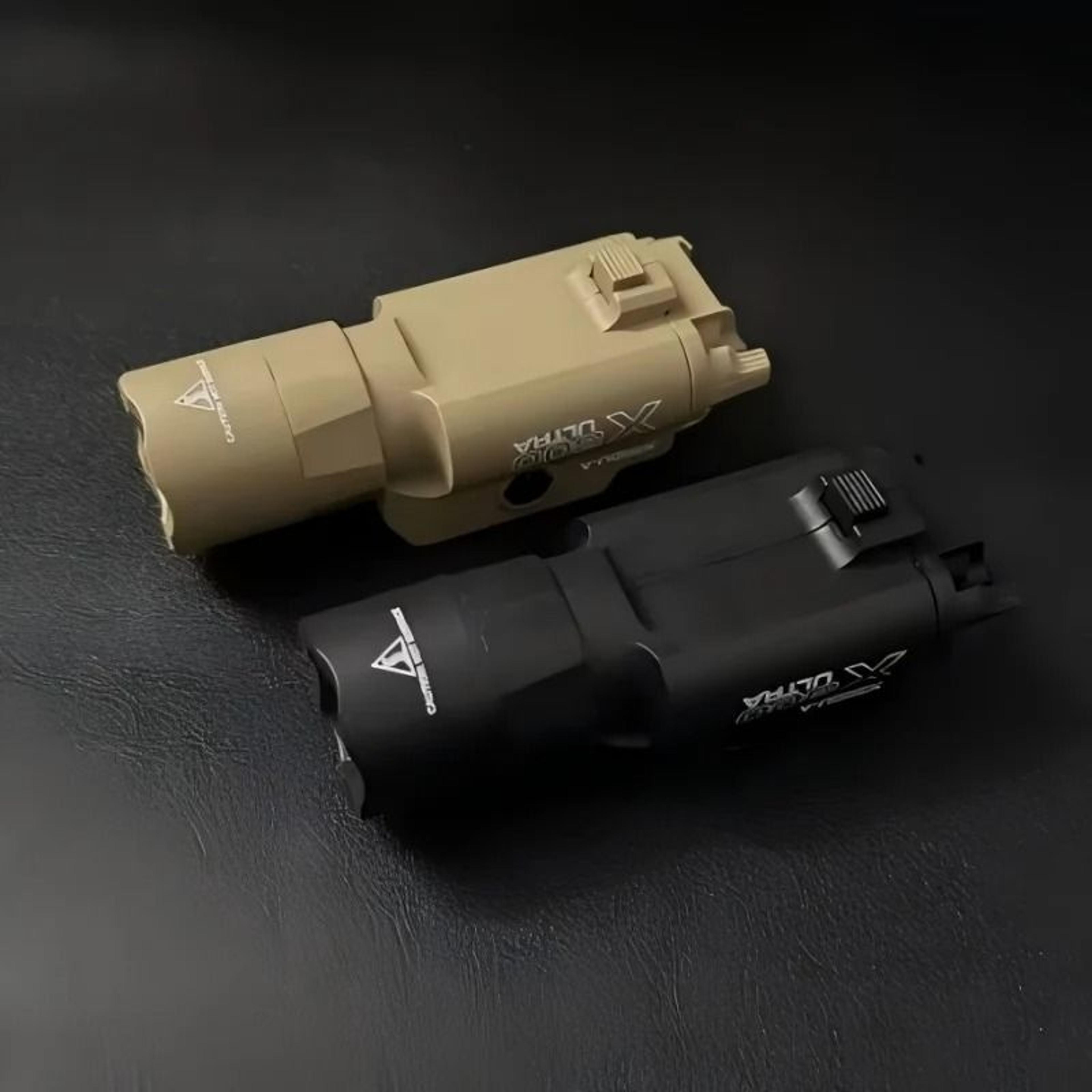 x300u a tactical rail mounted light for airsoft and wargames