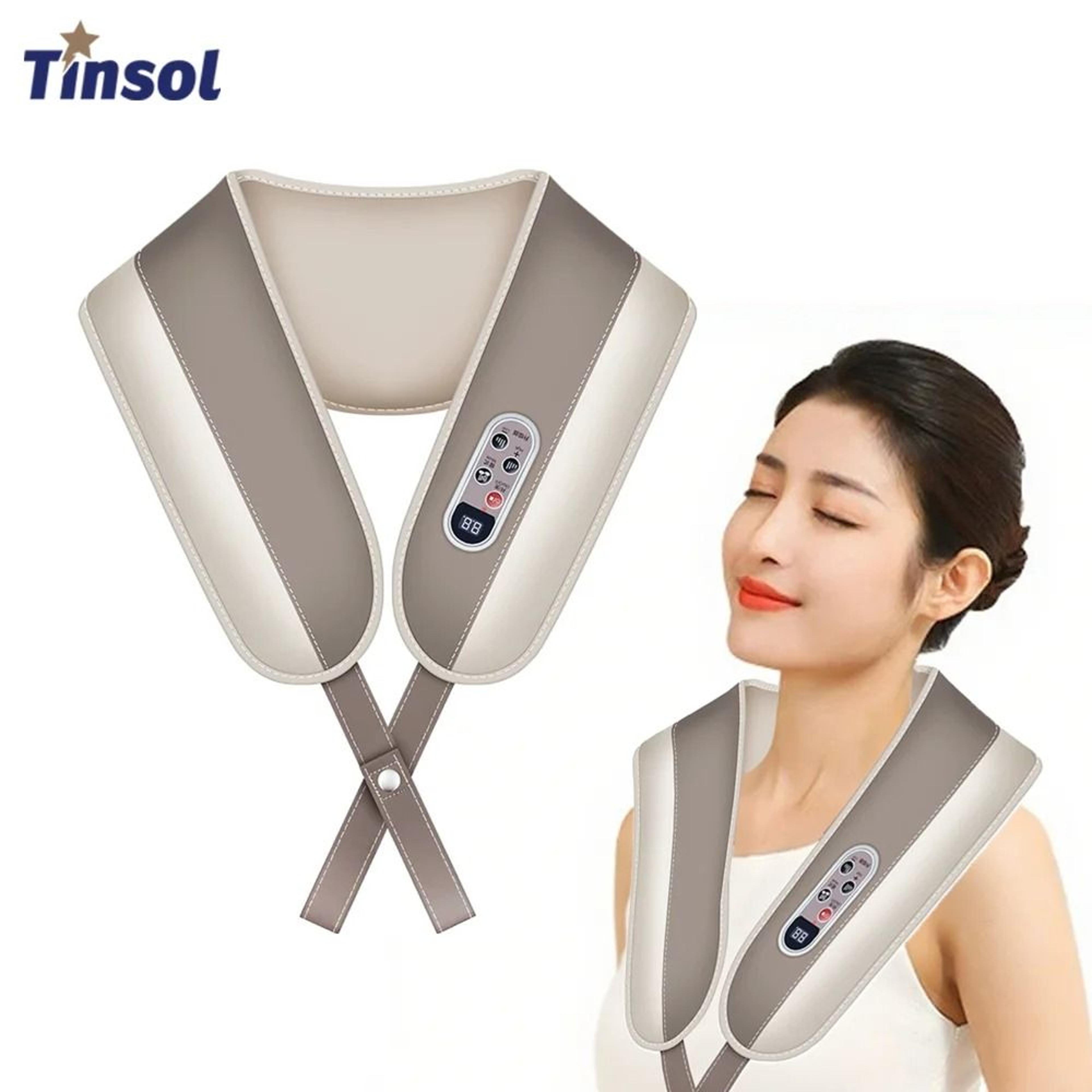 deep relief neck and shoulder massager with 20 adjustable settings