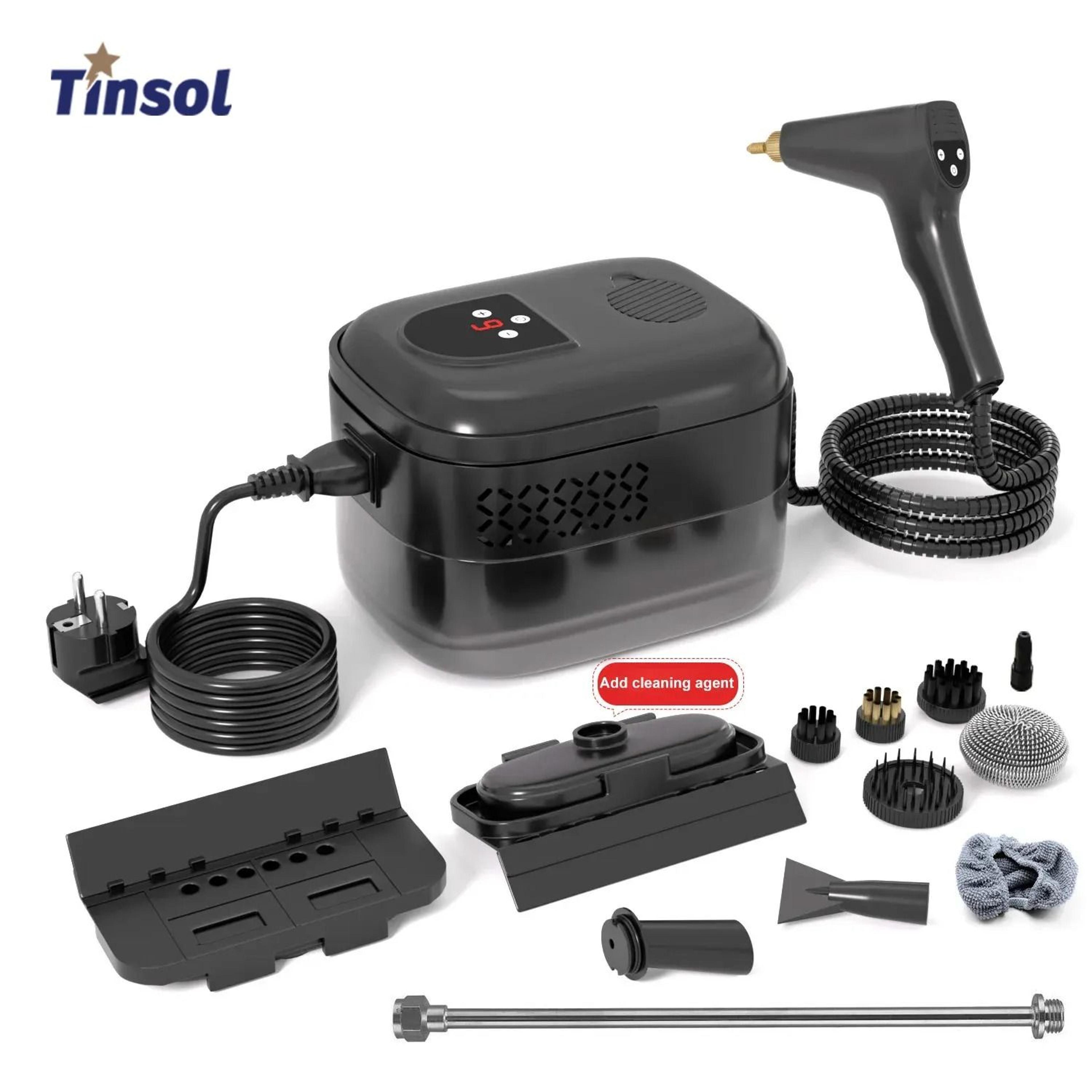 tinsol 1500w high pressure steam cleaner multifunction kitchen and car cleaner