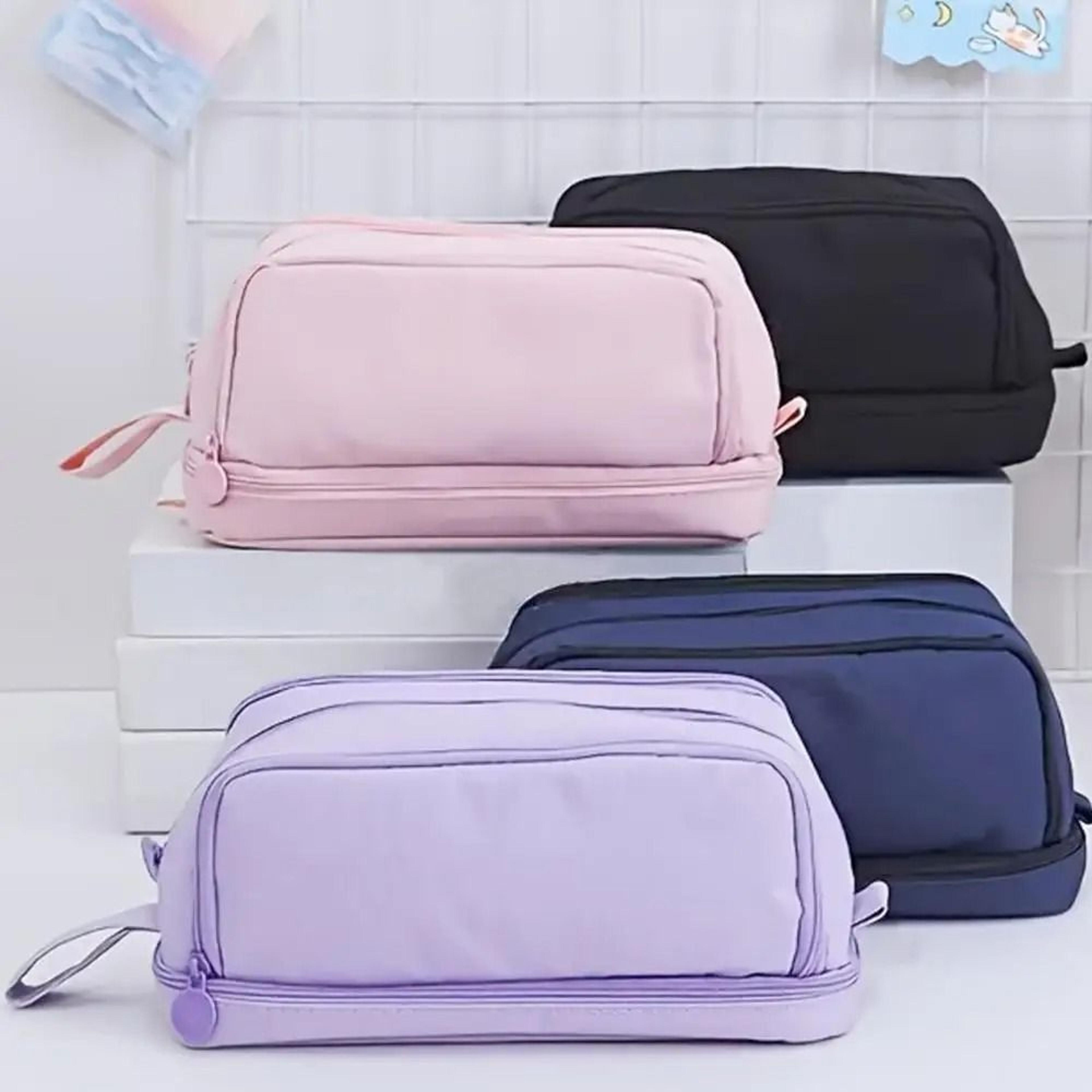 macaron large capacity multi layer pencil case organizer