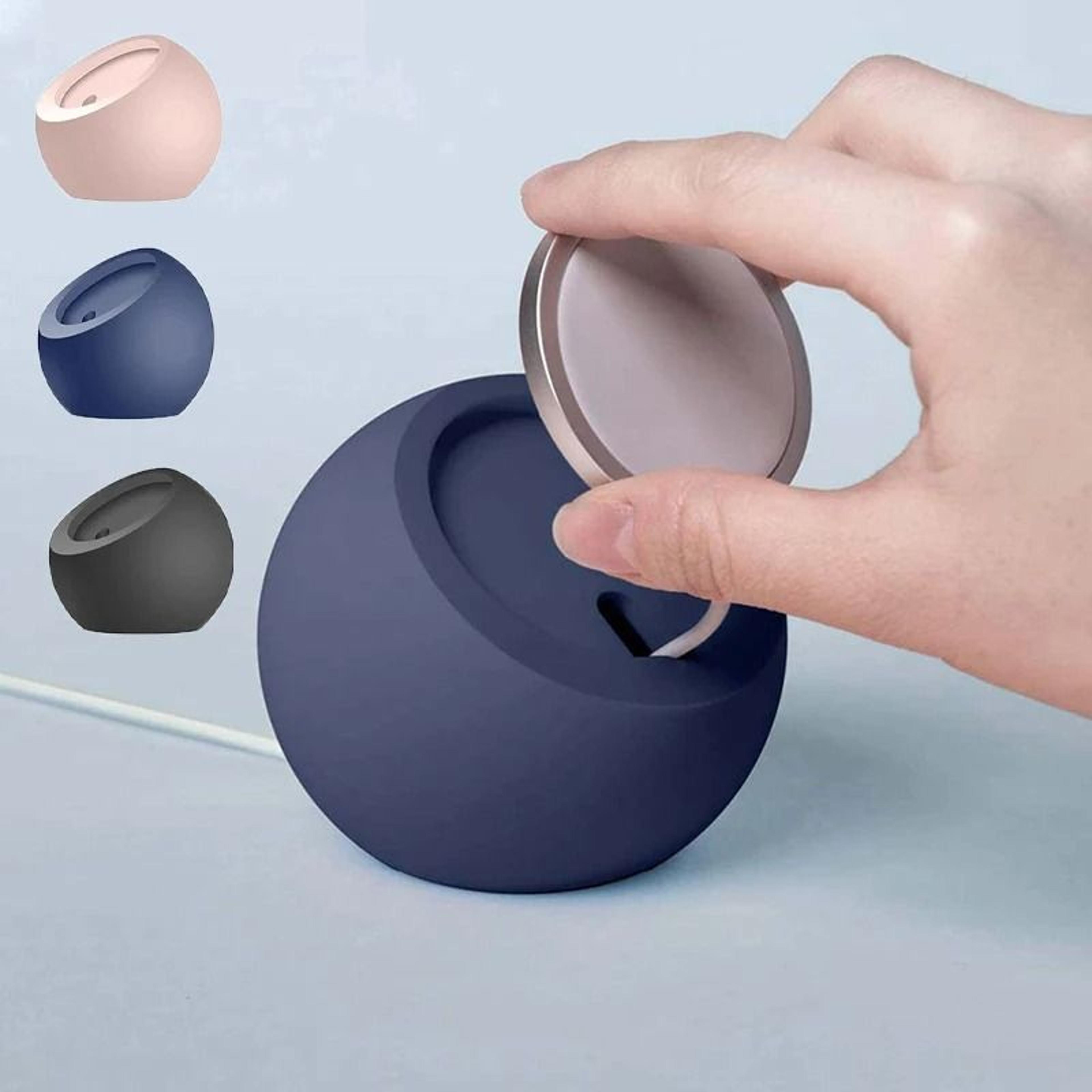 magnetic wireless charger stand for iphone ball shape desk phone holder