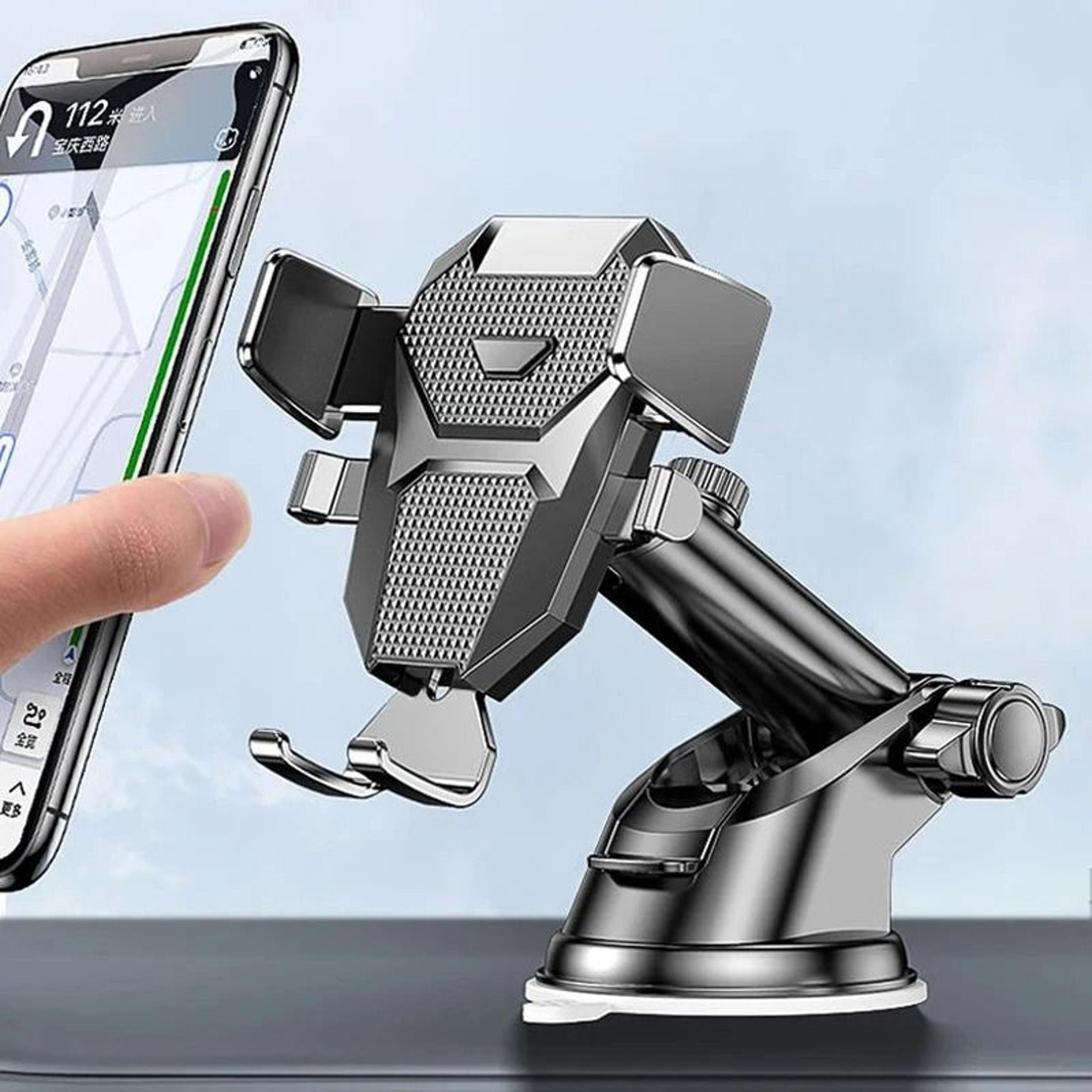car phone holder air vent clip mount with suction support universal fit