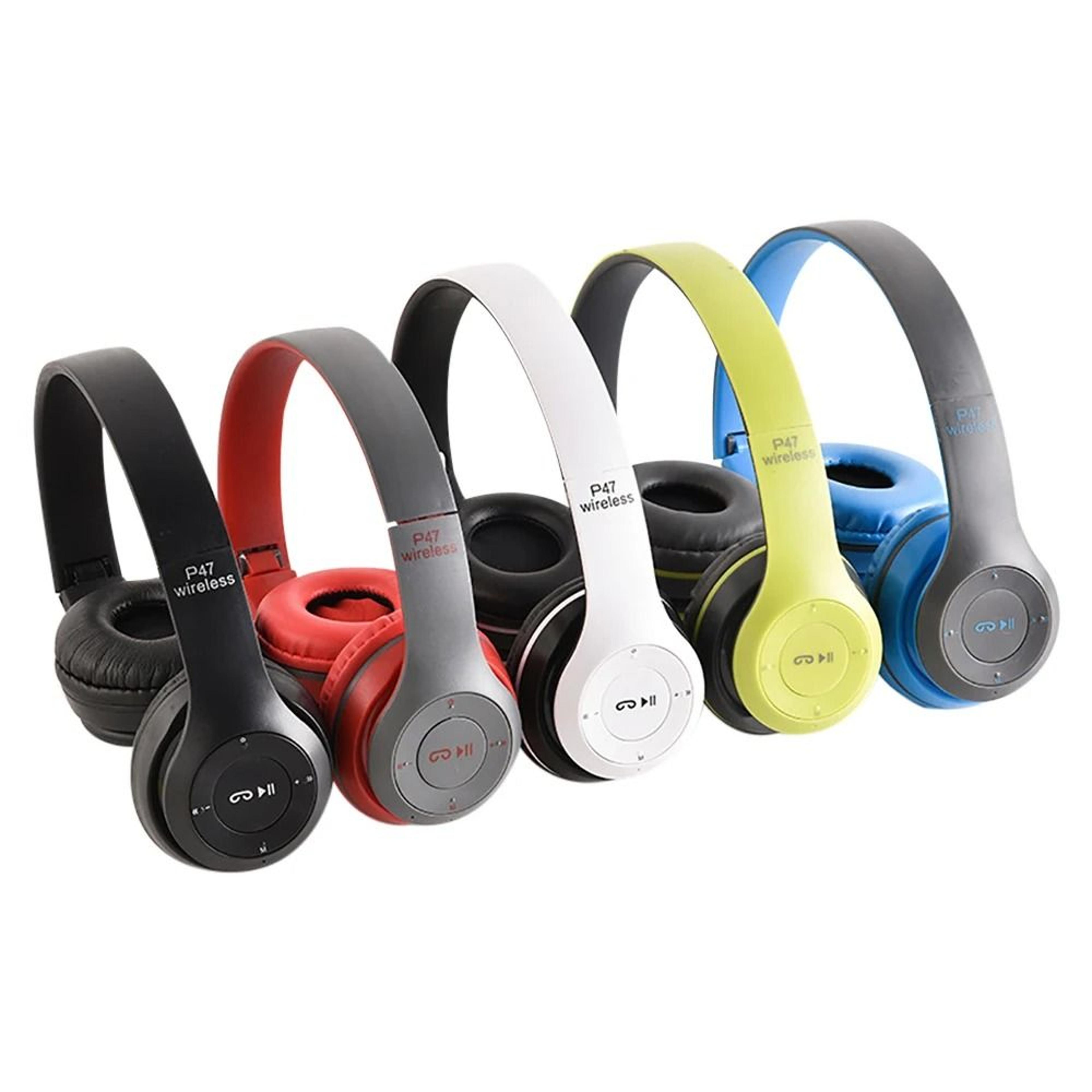 wireless bluetooth 5.3 over ear headphones hifi stereo with microphone