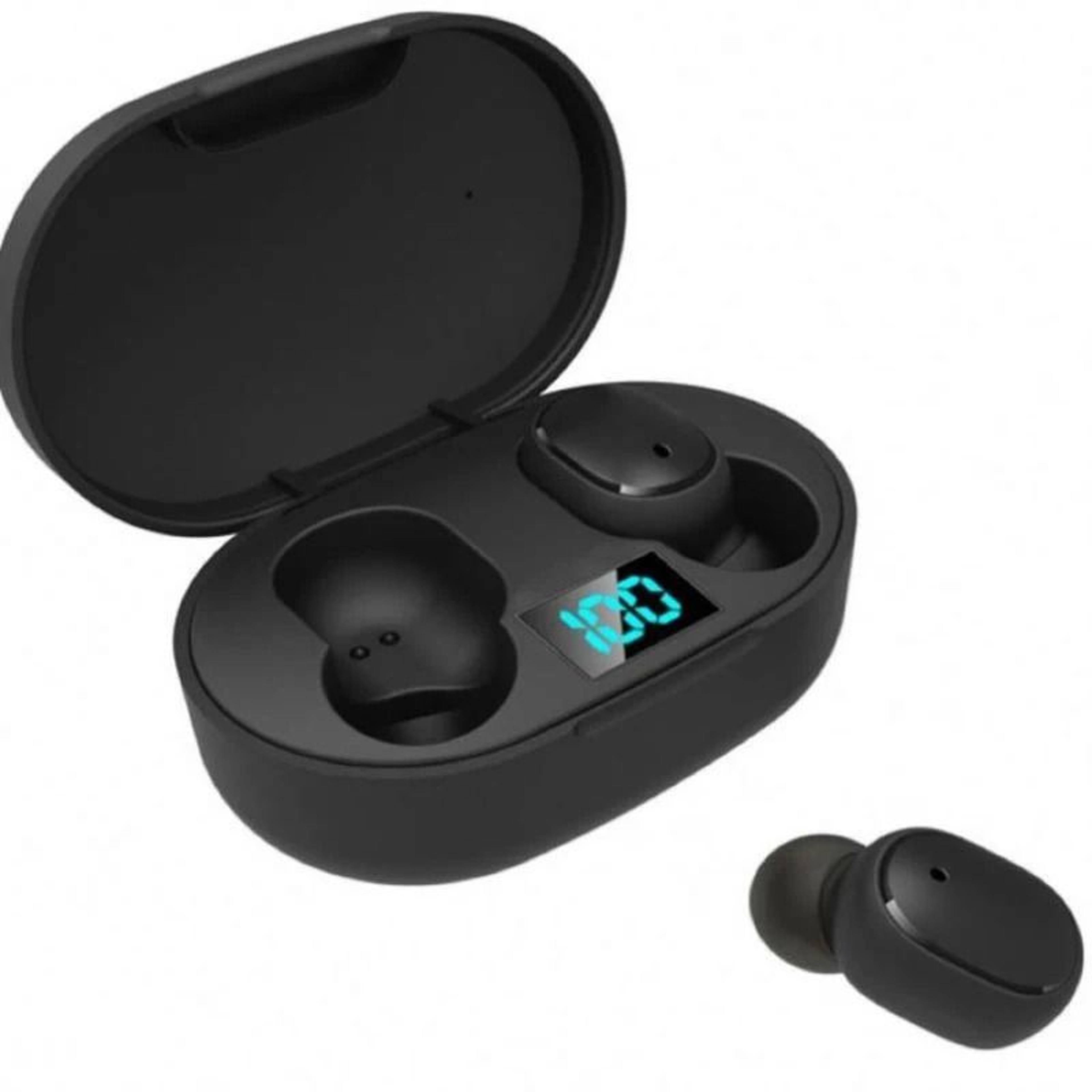 e6s tws wireless bluetooth earbuds with led display and noise reduction