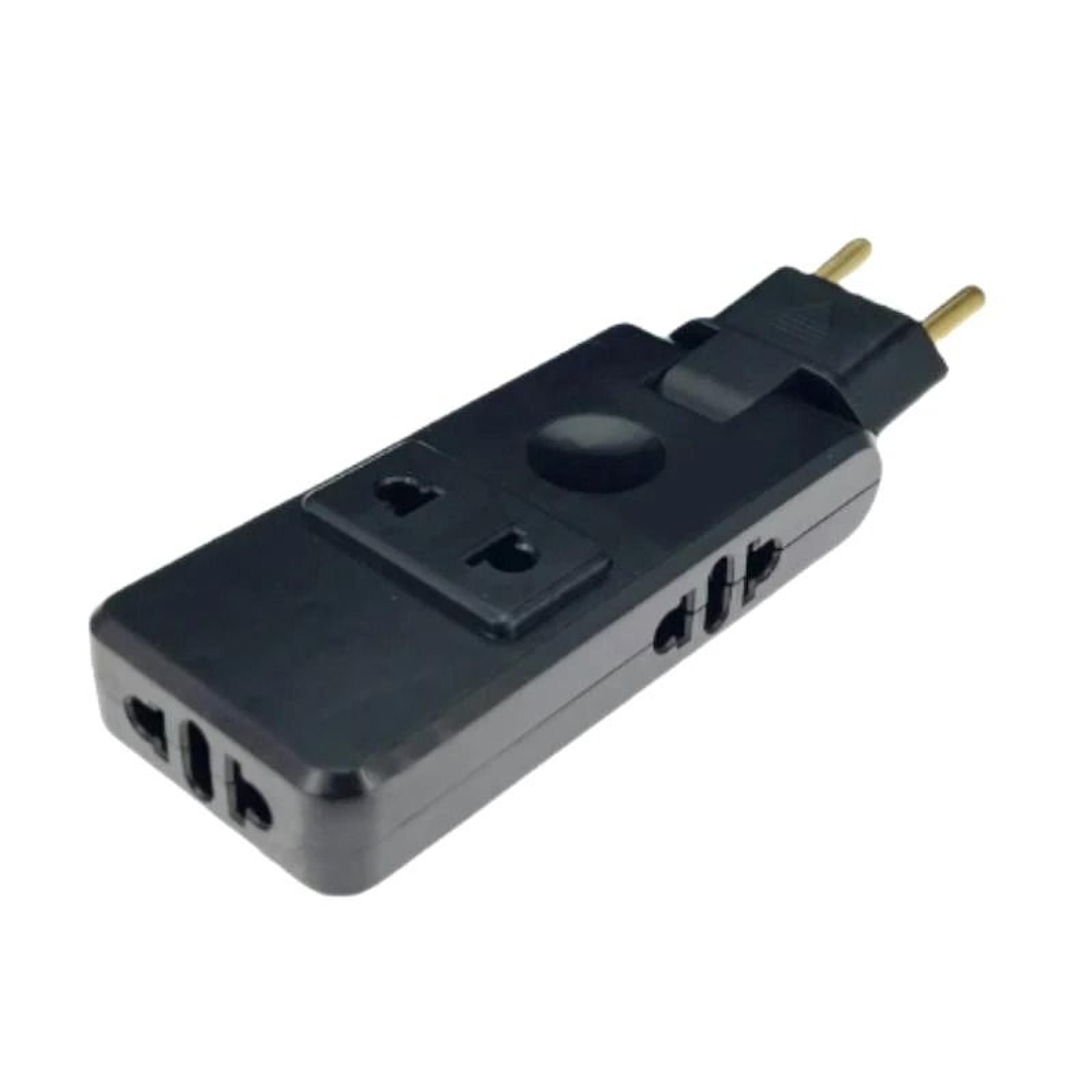 4 in 1 eu plug adapter 180 degree rotating wall outlet extension socket