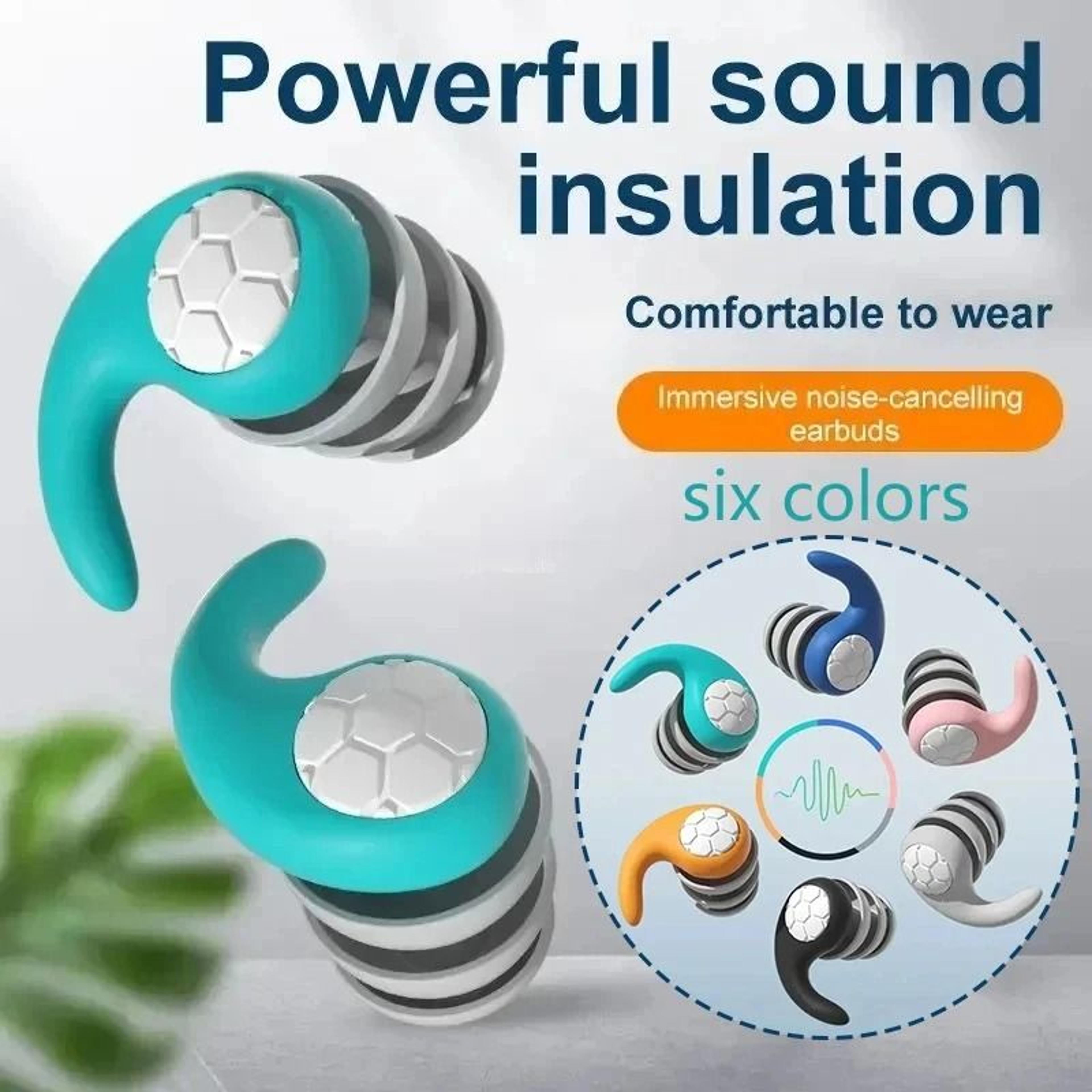 sleep comfort noise reduction earplugs waterproof soft sleeping ear plugs with mute filter