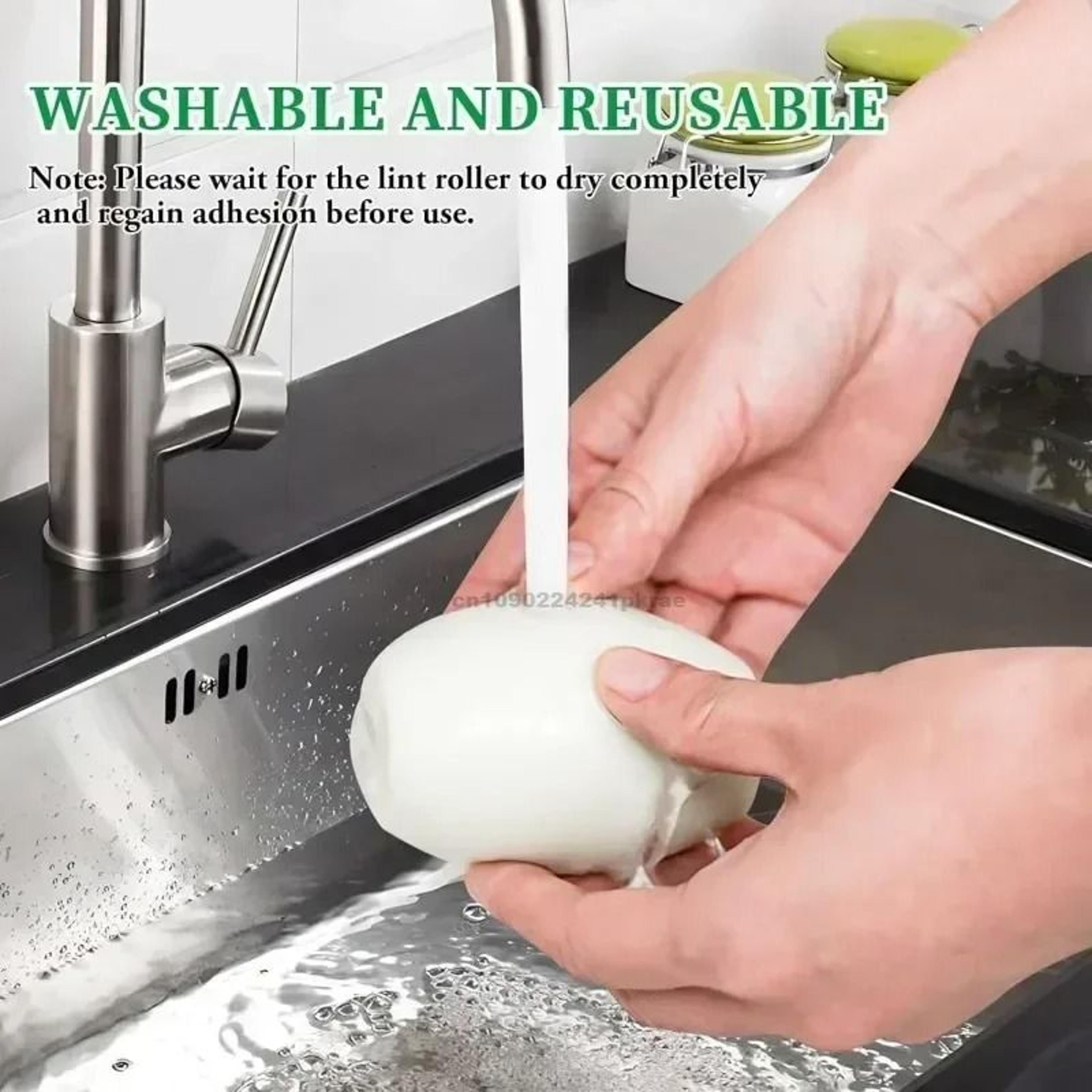 portable washable lint remover roller for clothes and pet hair remover tool reusable dust cleaner