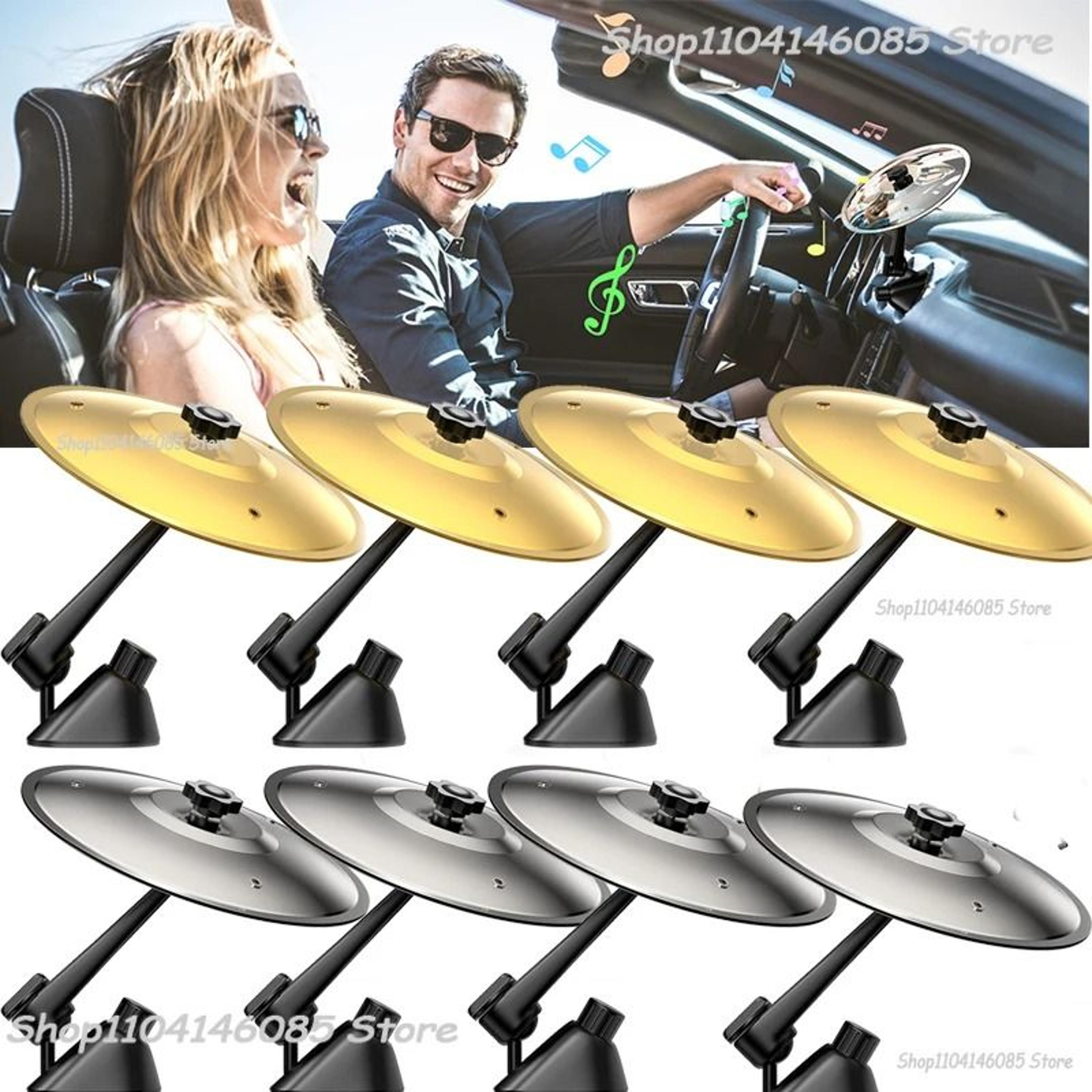 car vent mini drum car air vent cymbal fun car interior musical toy accessory