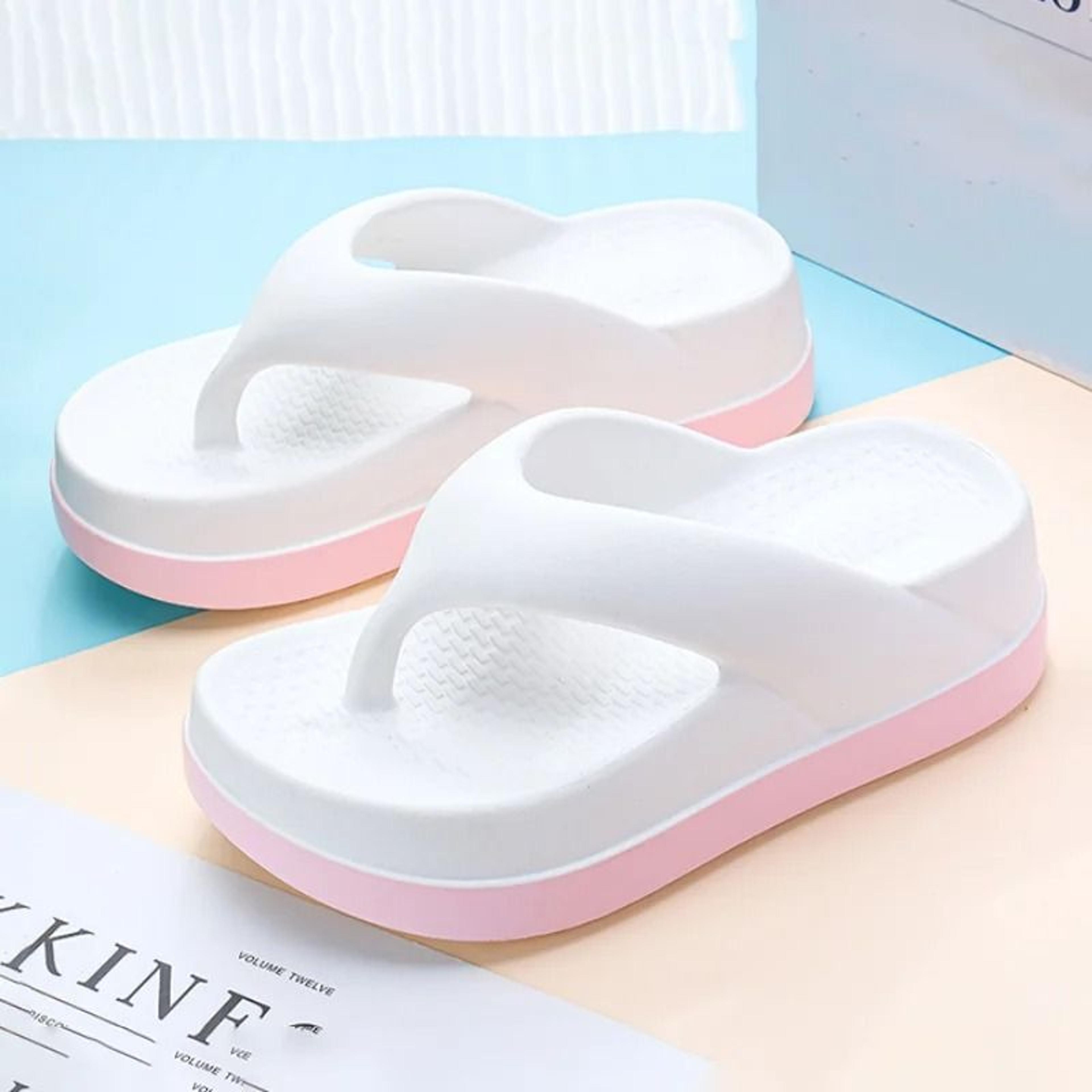 platform flip flops womens casual sandals non slip outdoor slide slippers summer shoes
