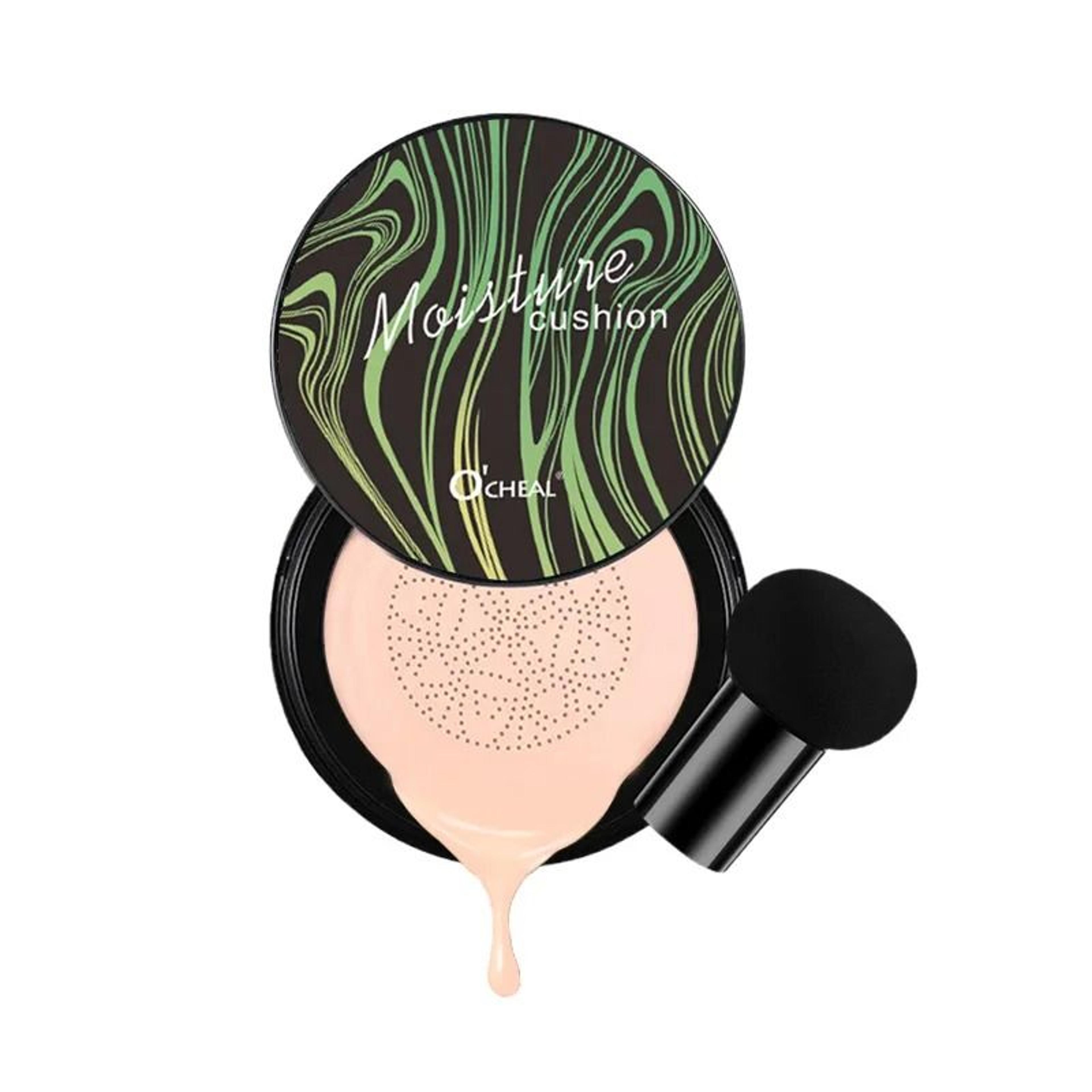 ocheal bb cream cushion foundation air cushion compact with mushroom puff concealer