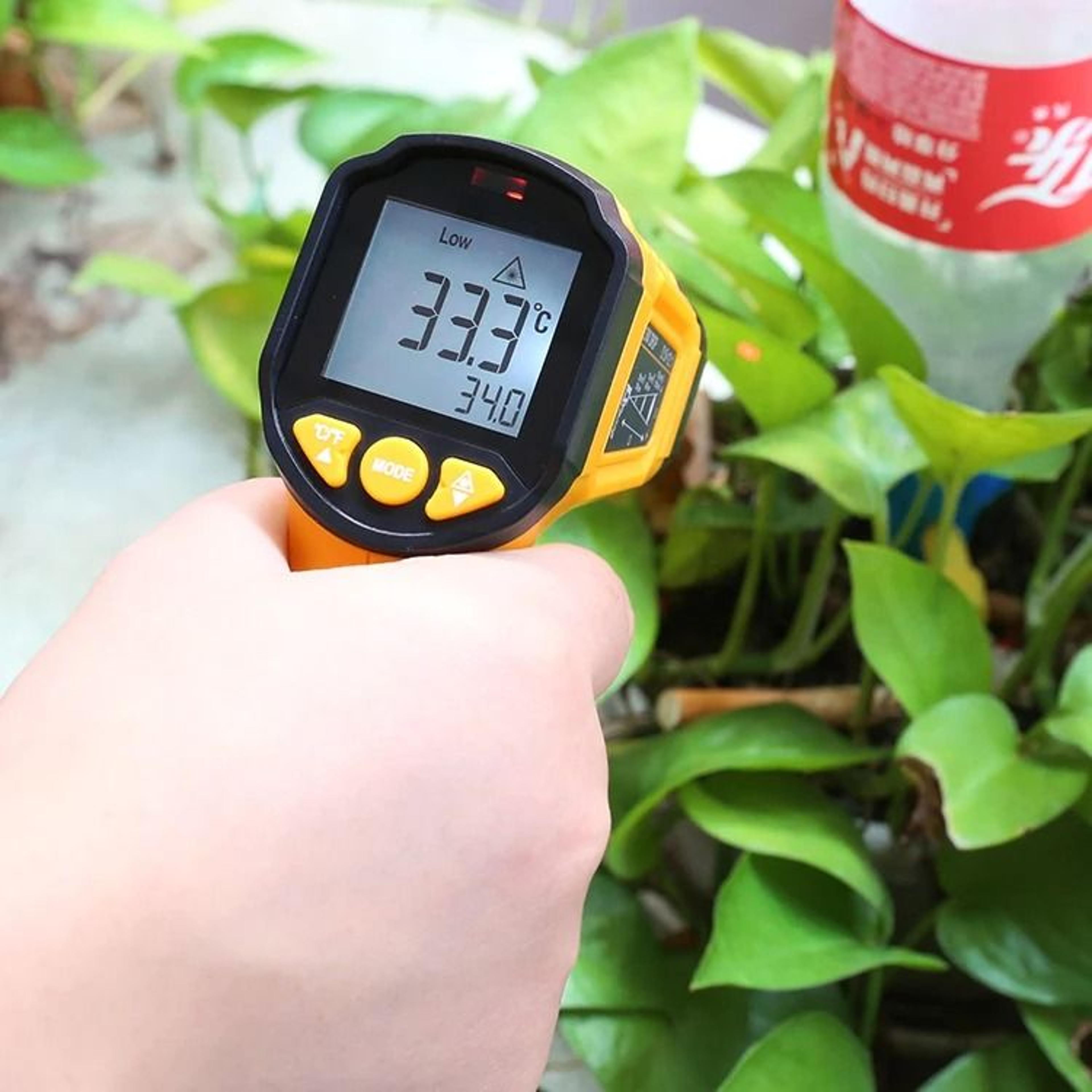 ts380 infrared thermometer gun non contact handheld industrial temperature gauge