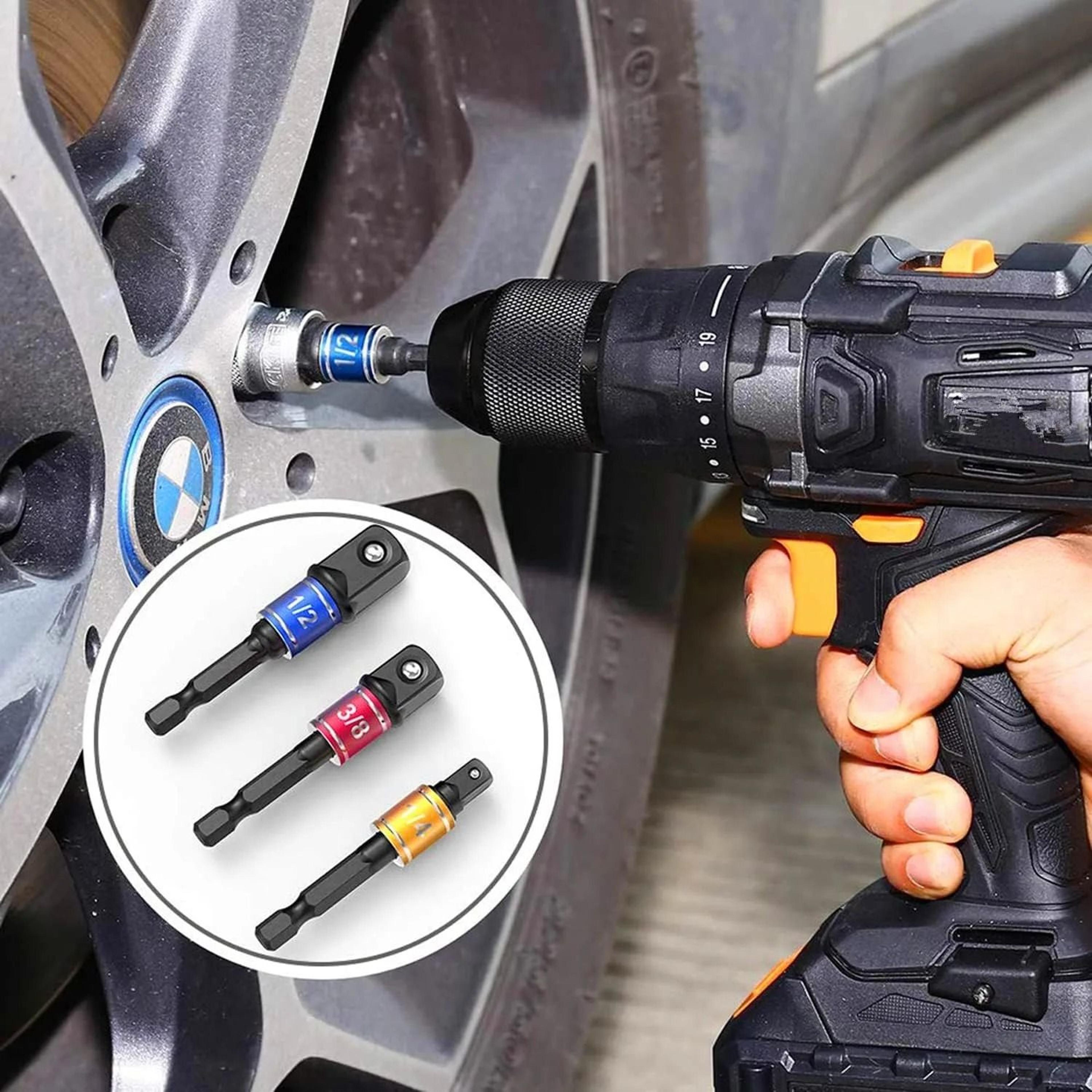 impact grade 105 degree angle drill adapter right angle screwdriver attachment extension