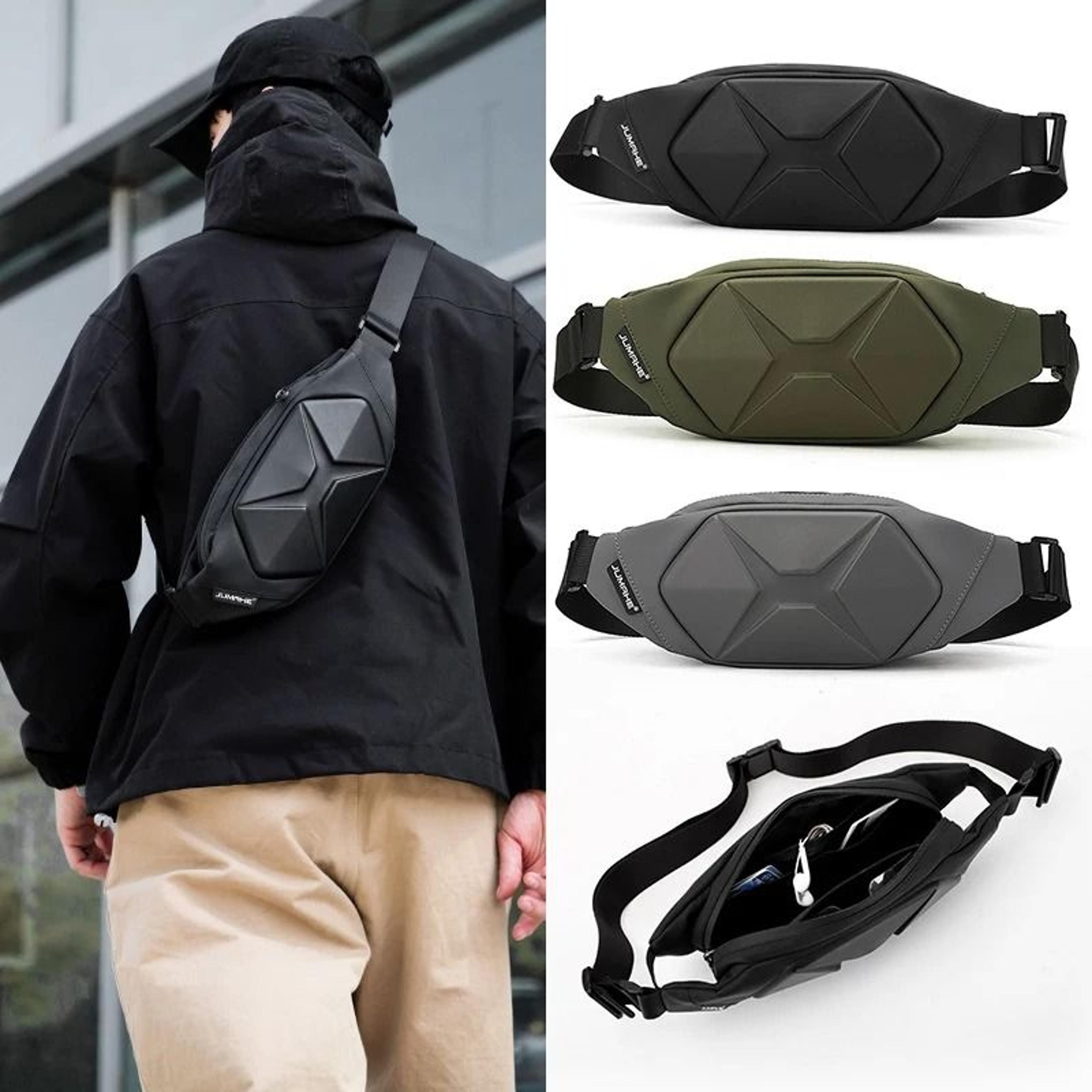 waterproof waist pack unisex fanny pack belt bag crossbody travel phone chest pack