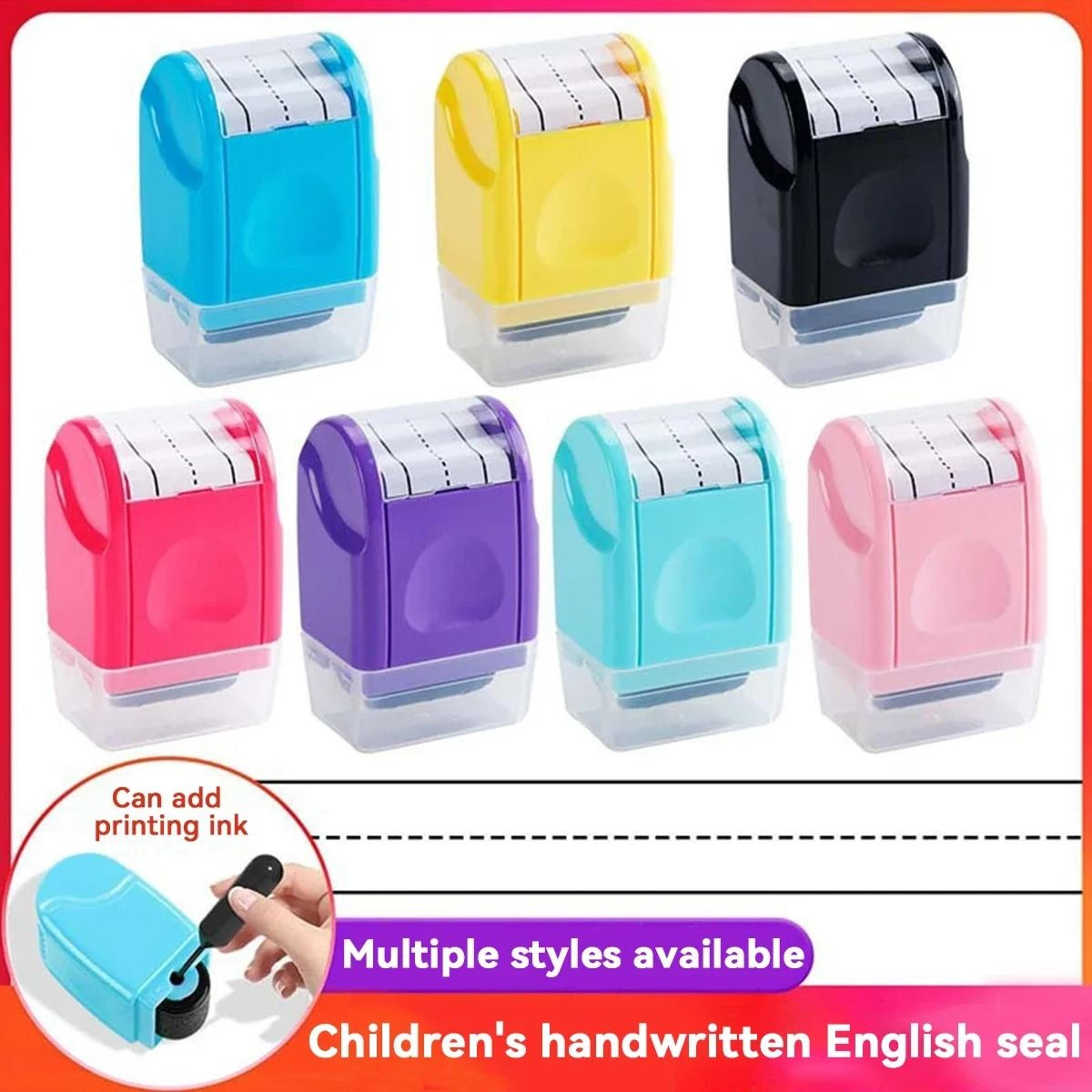 english roller stamp kawaii handwriting practice seal writing guide tool for kids and teachers