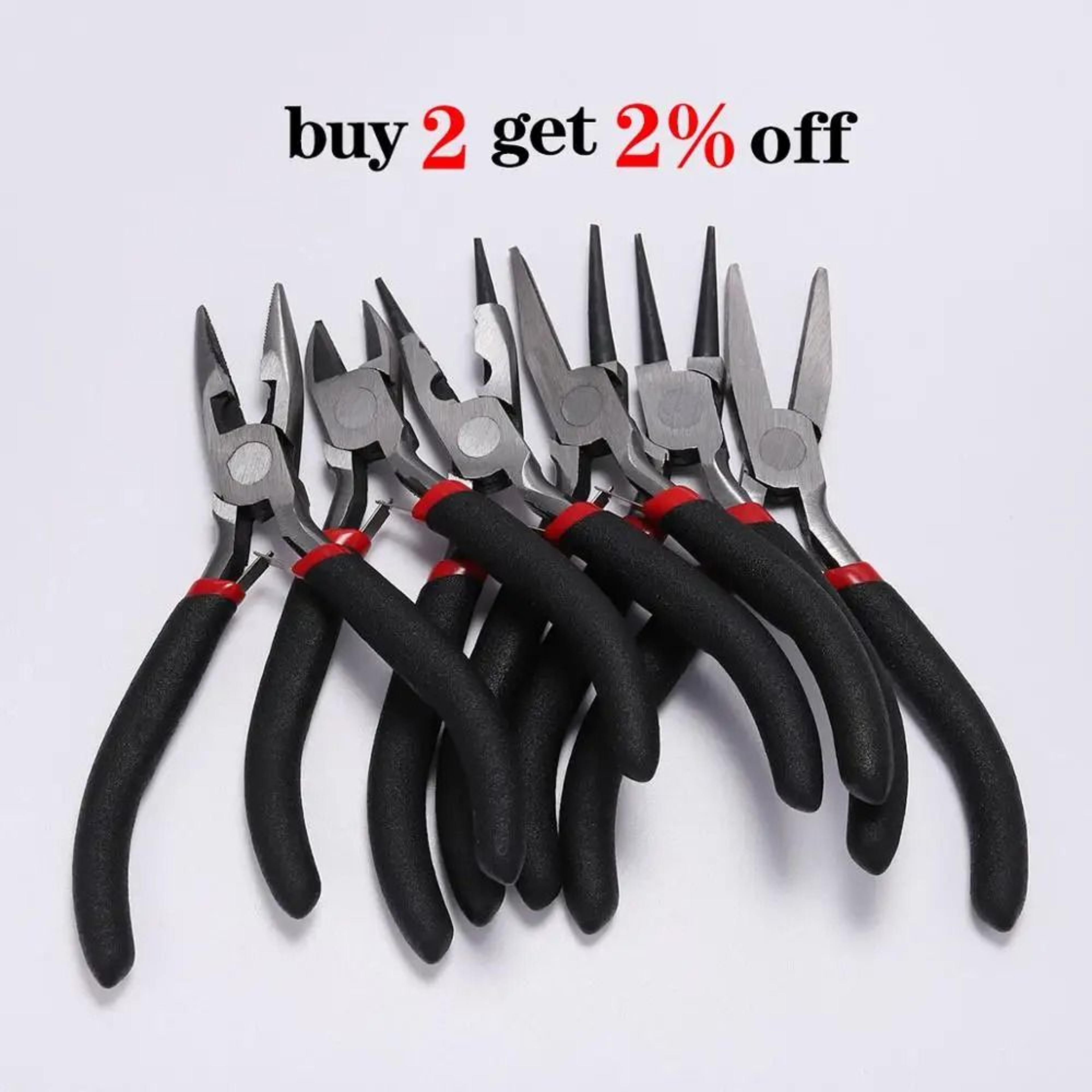 carbon hardened steel round nose end cutting jewelry making pliers tool