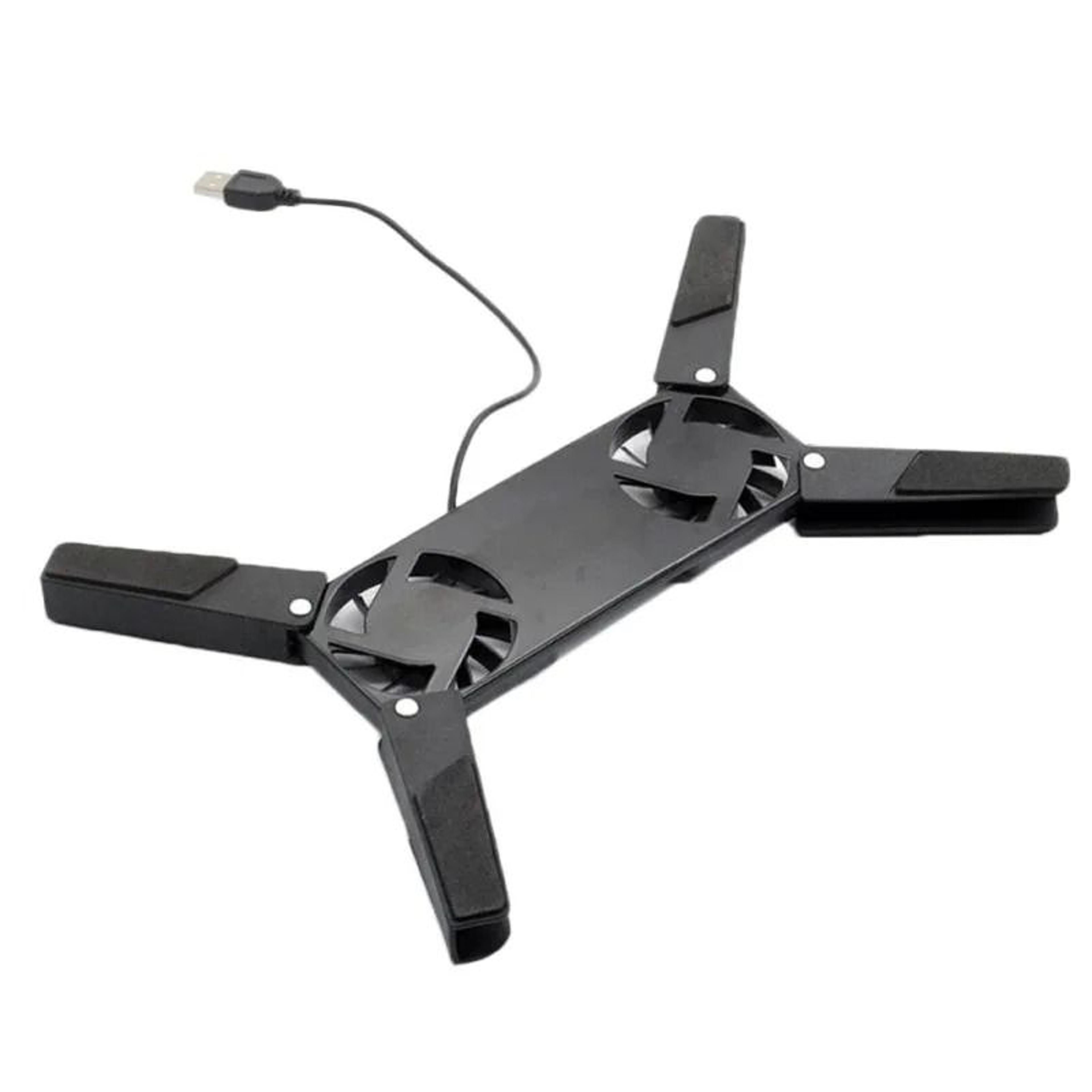 usb laptop cooling pad dual fan laptop stand for 7 to 15 inch laptops