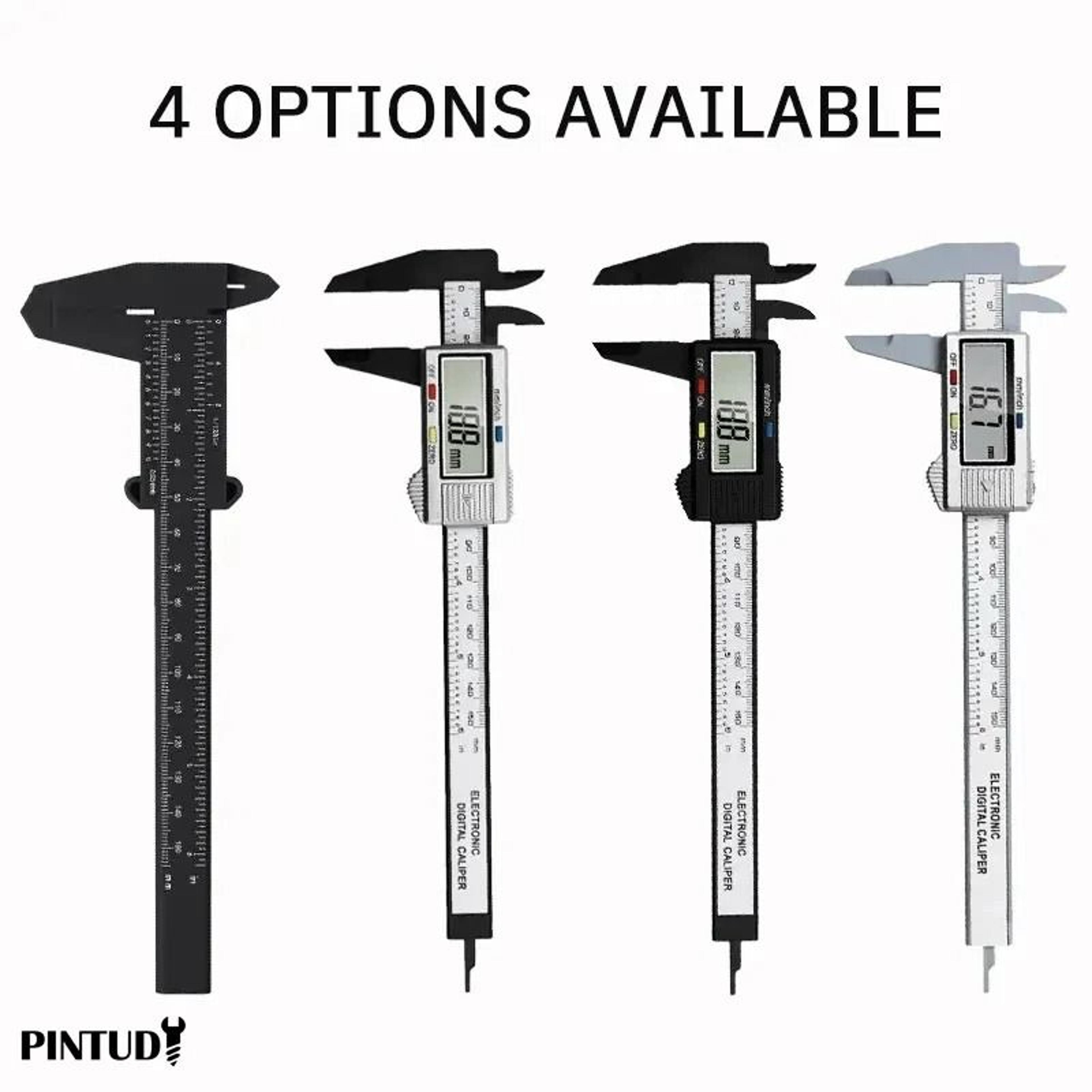 digital vernier caliper 0 to 150mm lightweight plastic measuring tool