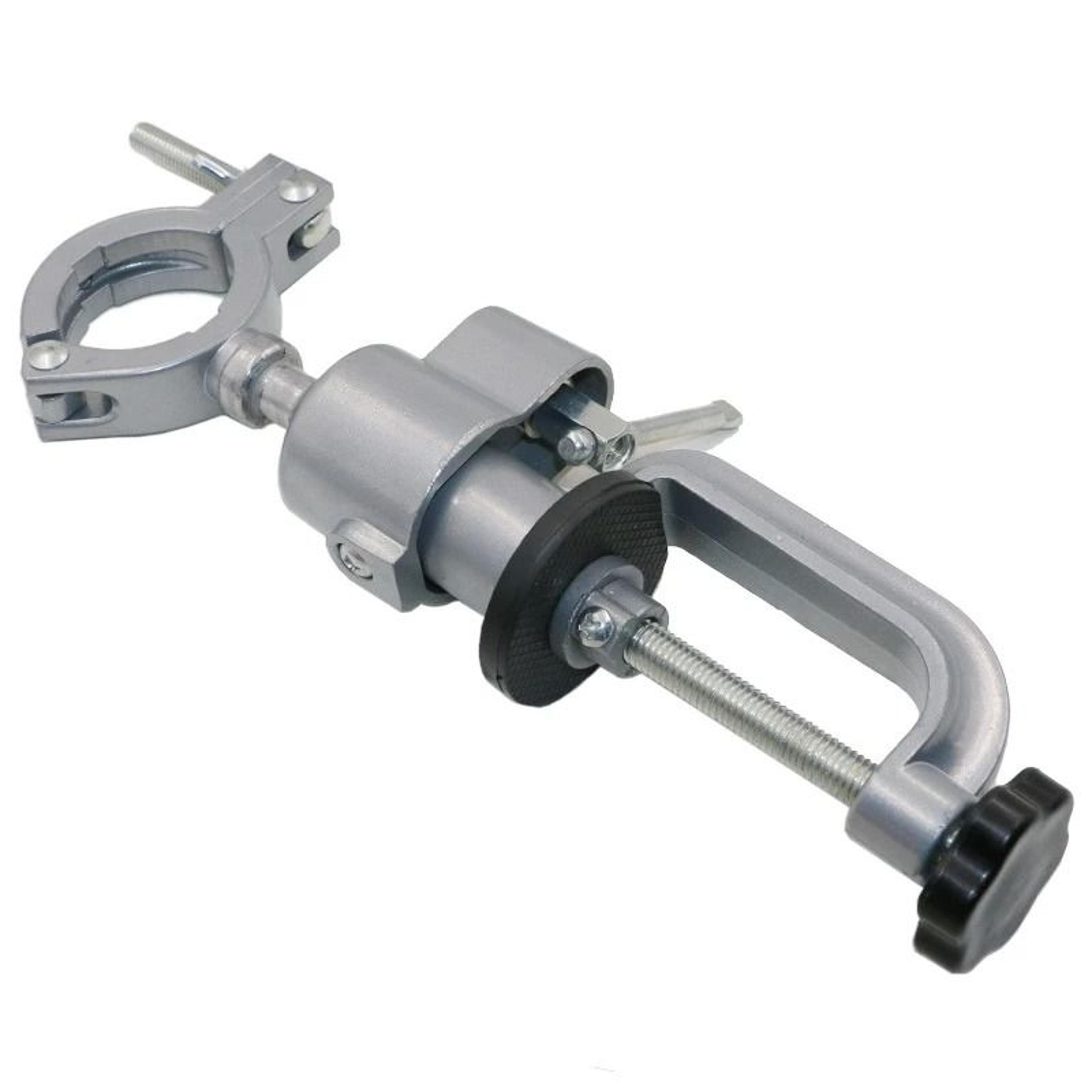 360 degree swivel table vise drill stand holder aluminum alloy tool bracket