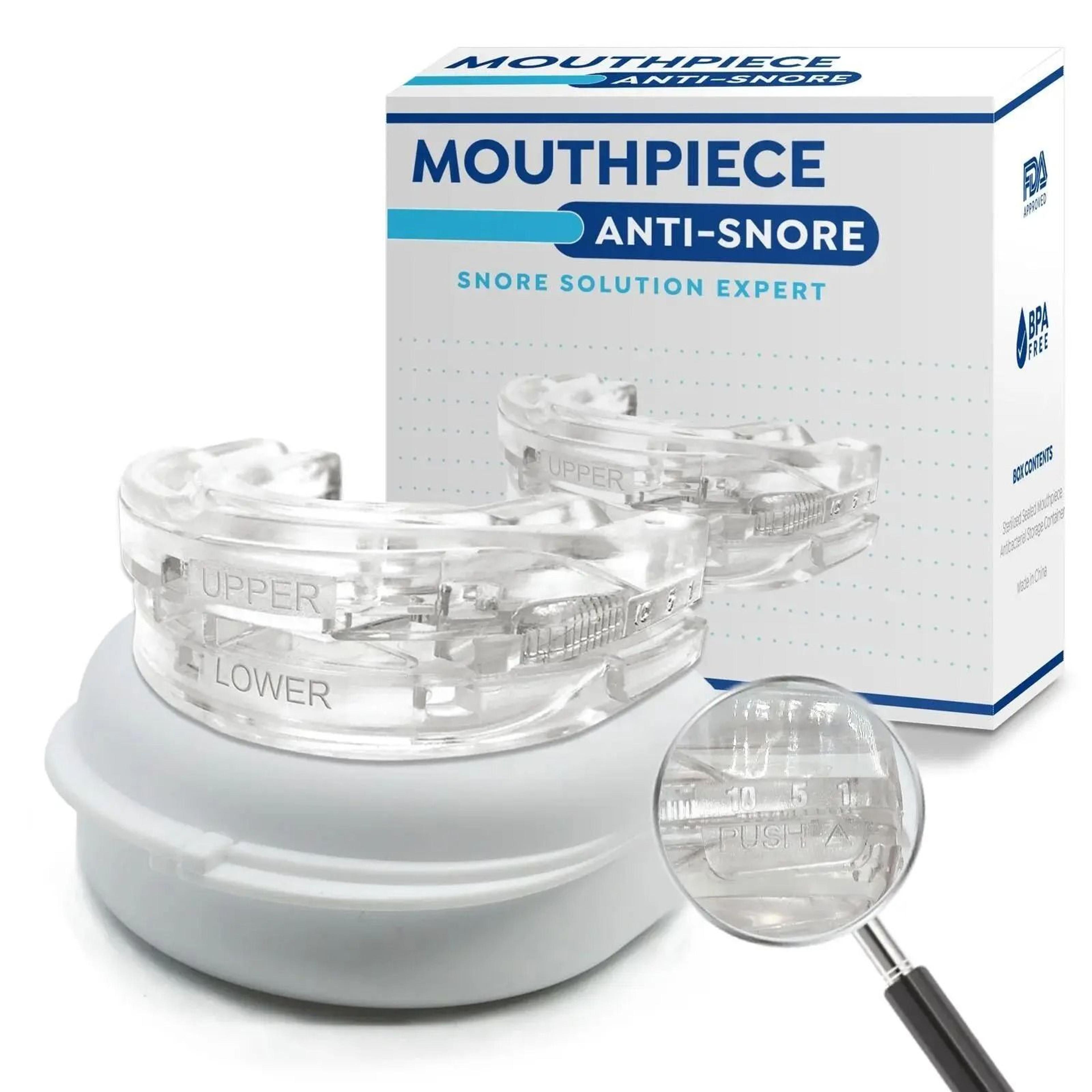 adjustable anti snoring mouth guard for bruxism and better sleep