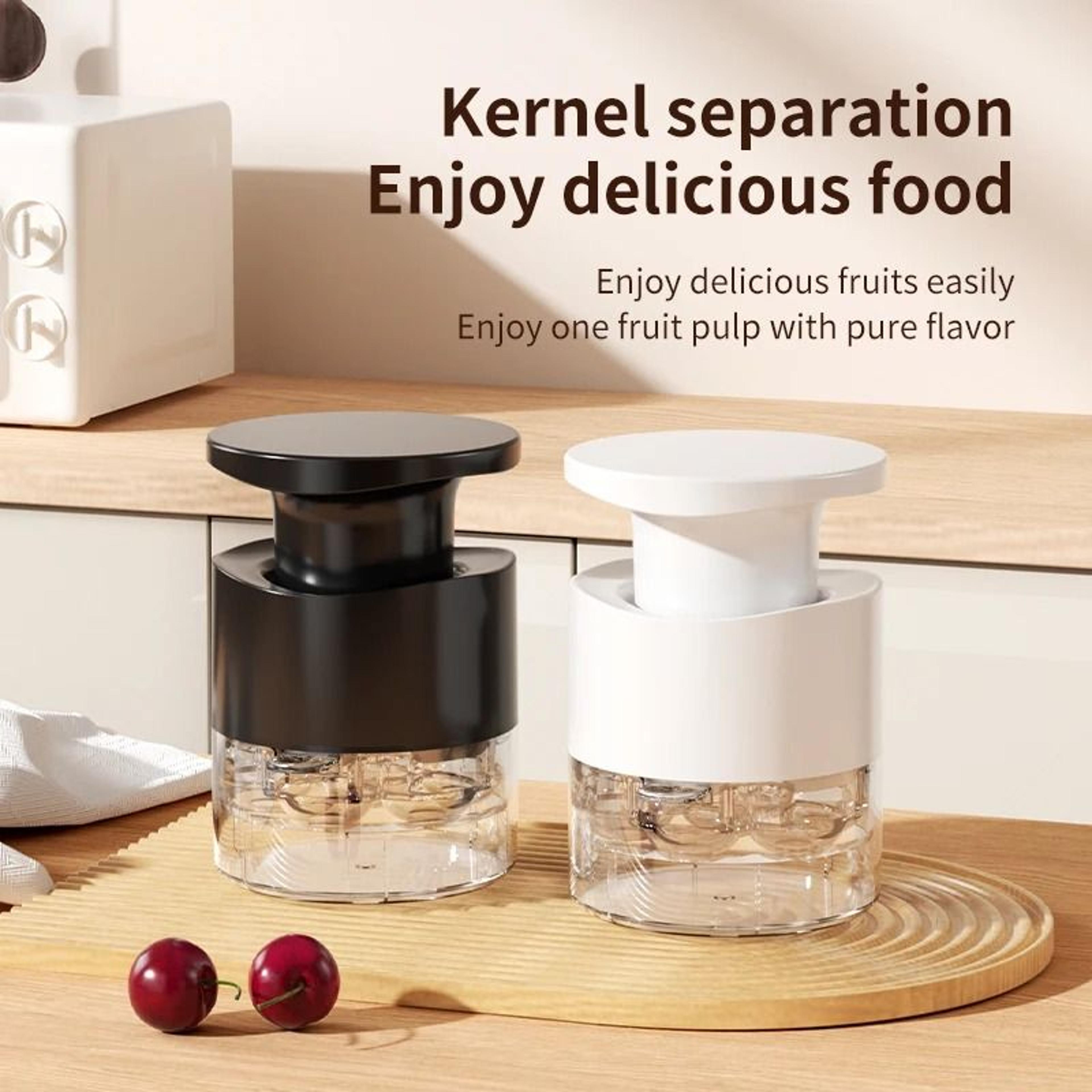 easy press cherry pitter tool with multi hole design