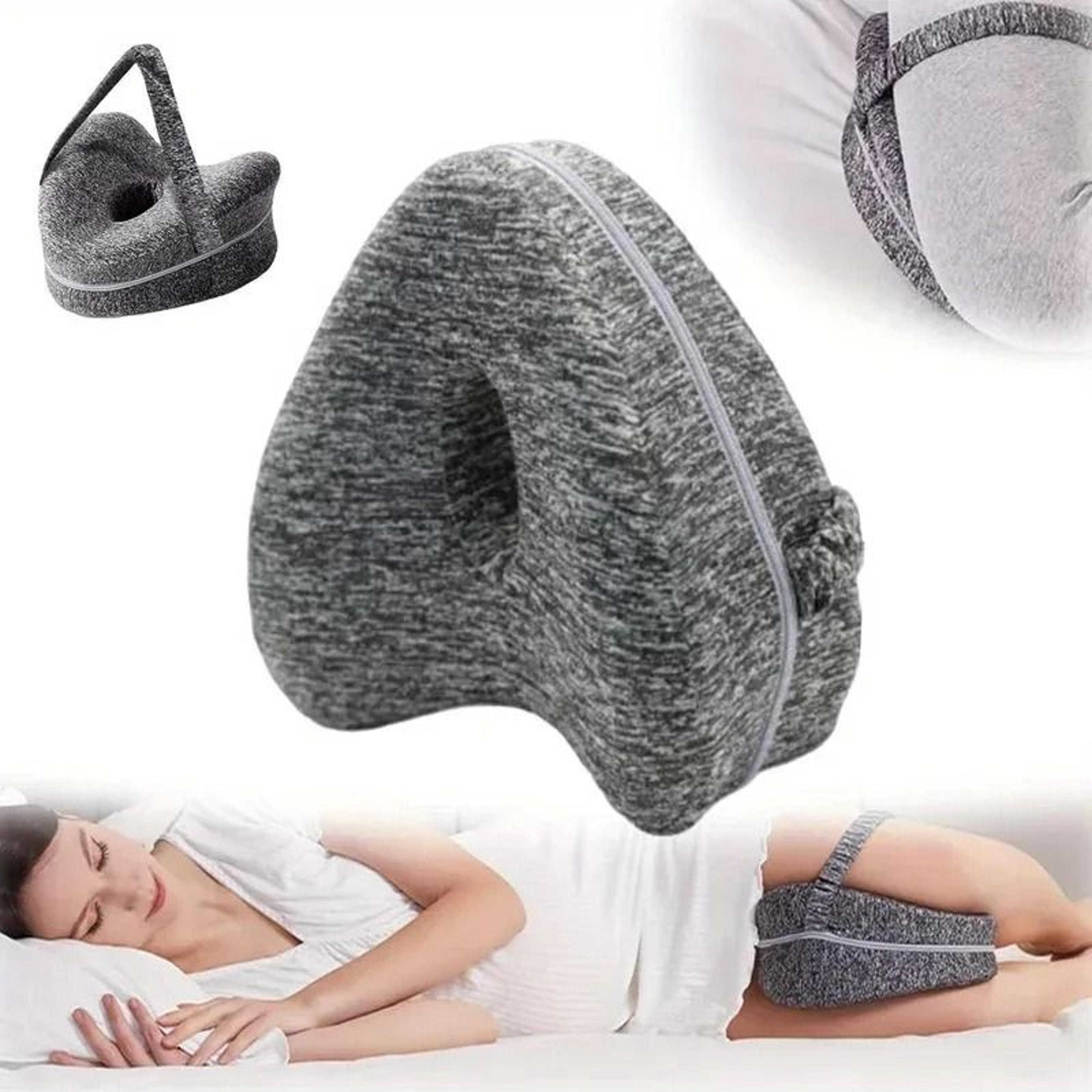 memory foam leg knee support pillow for side sleepers and sciatica relief