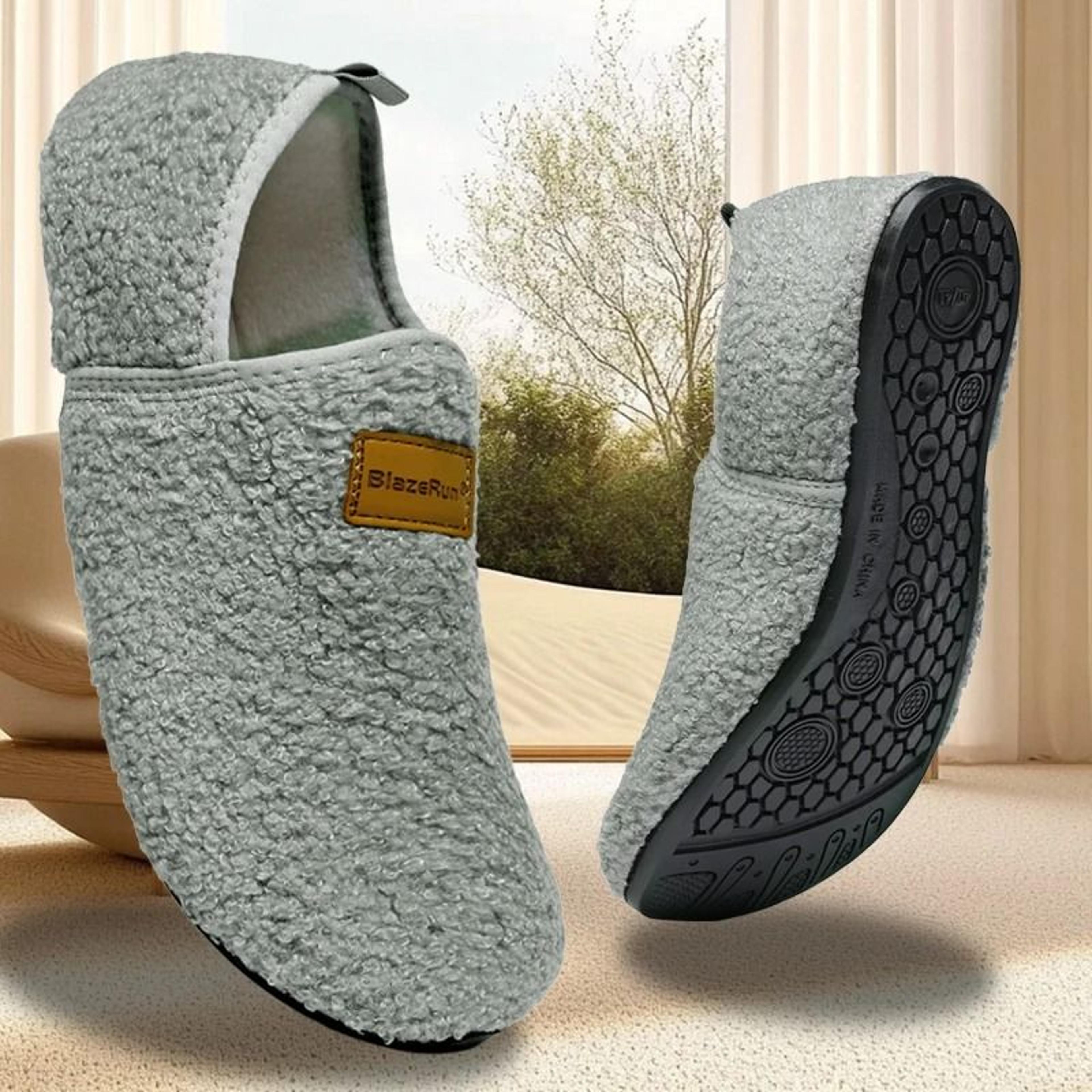 unisex winter plush slippers lightweight warm indoor house shoes