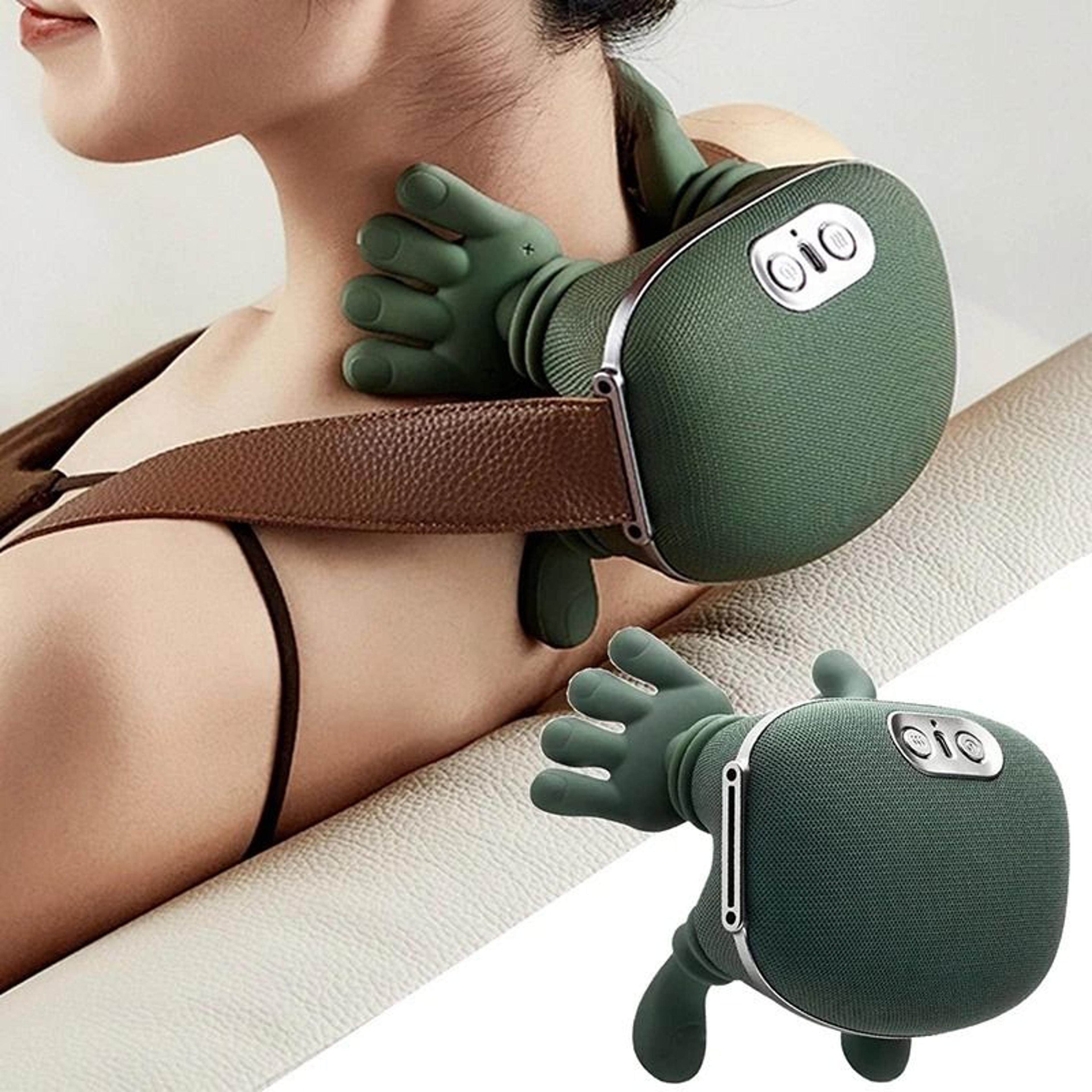 bionic neck shoulder massager kneading massage pillow for full body