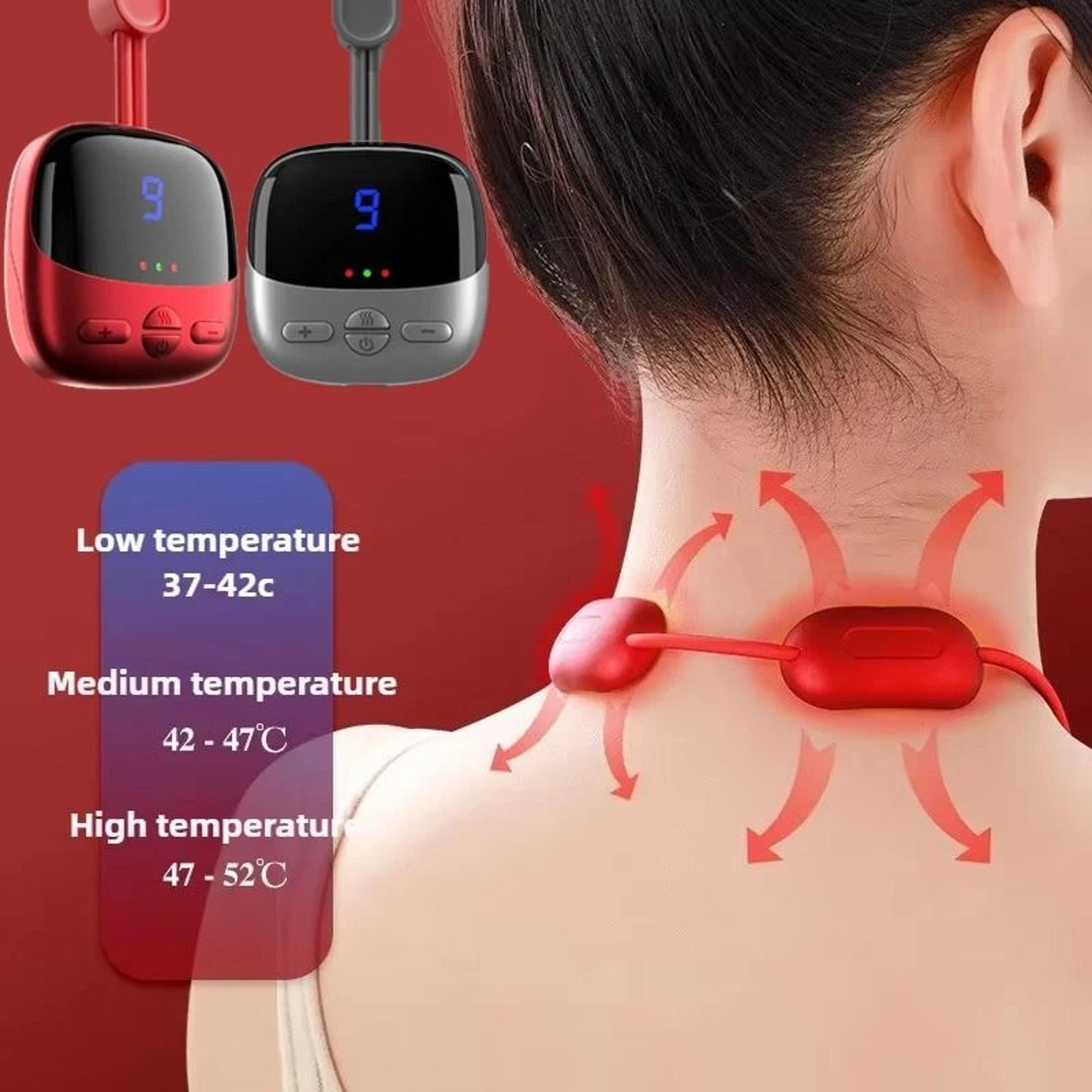 thermarelief smart heated neck and shoulder massager
