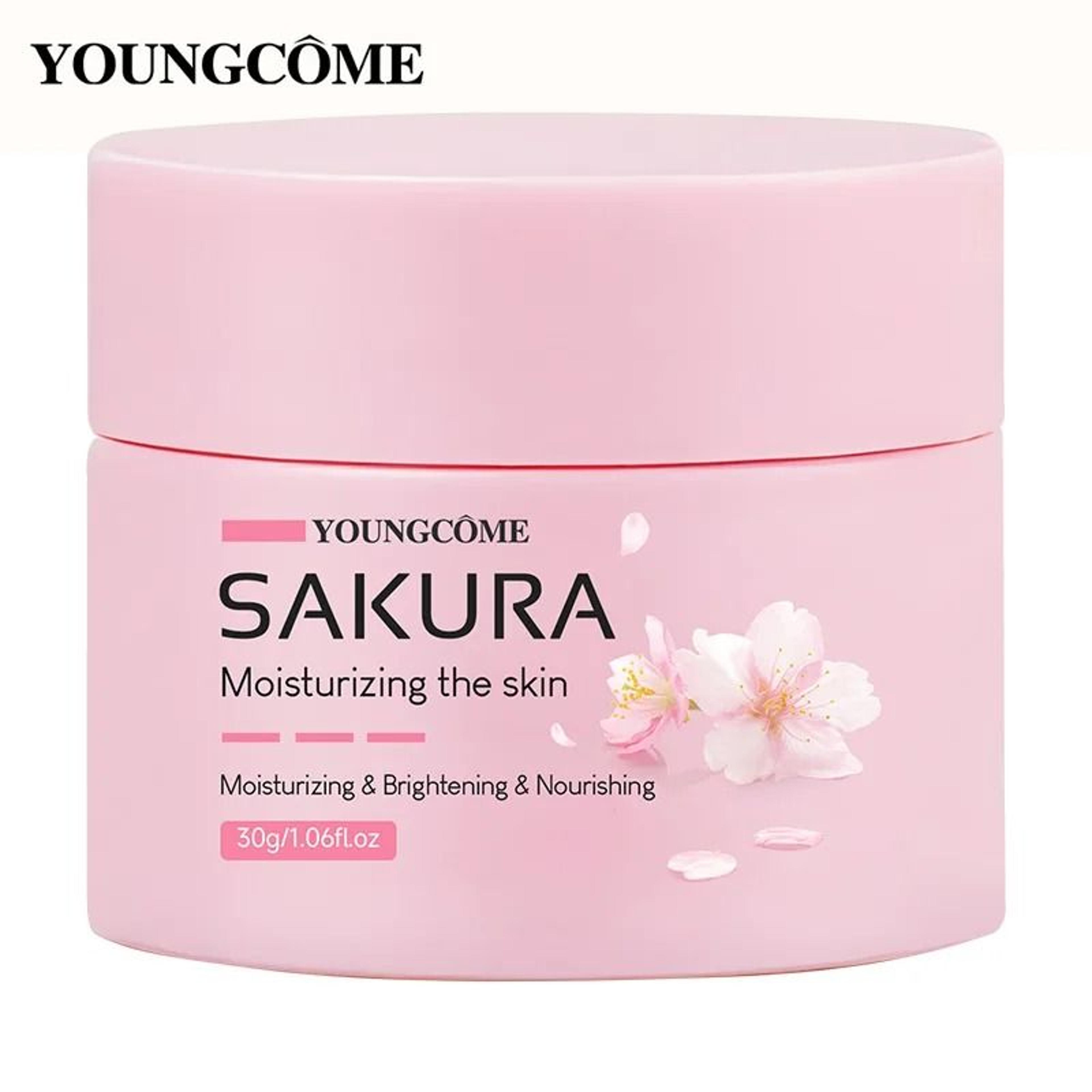 sakura glow anti aging moisturizer with cherry blossom essence