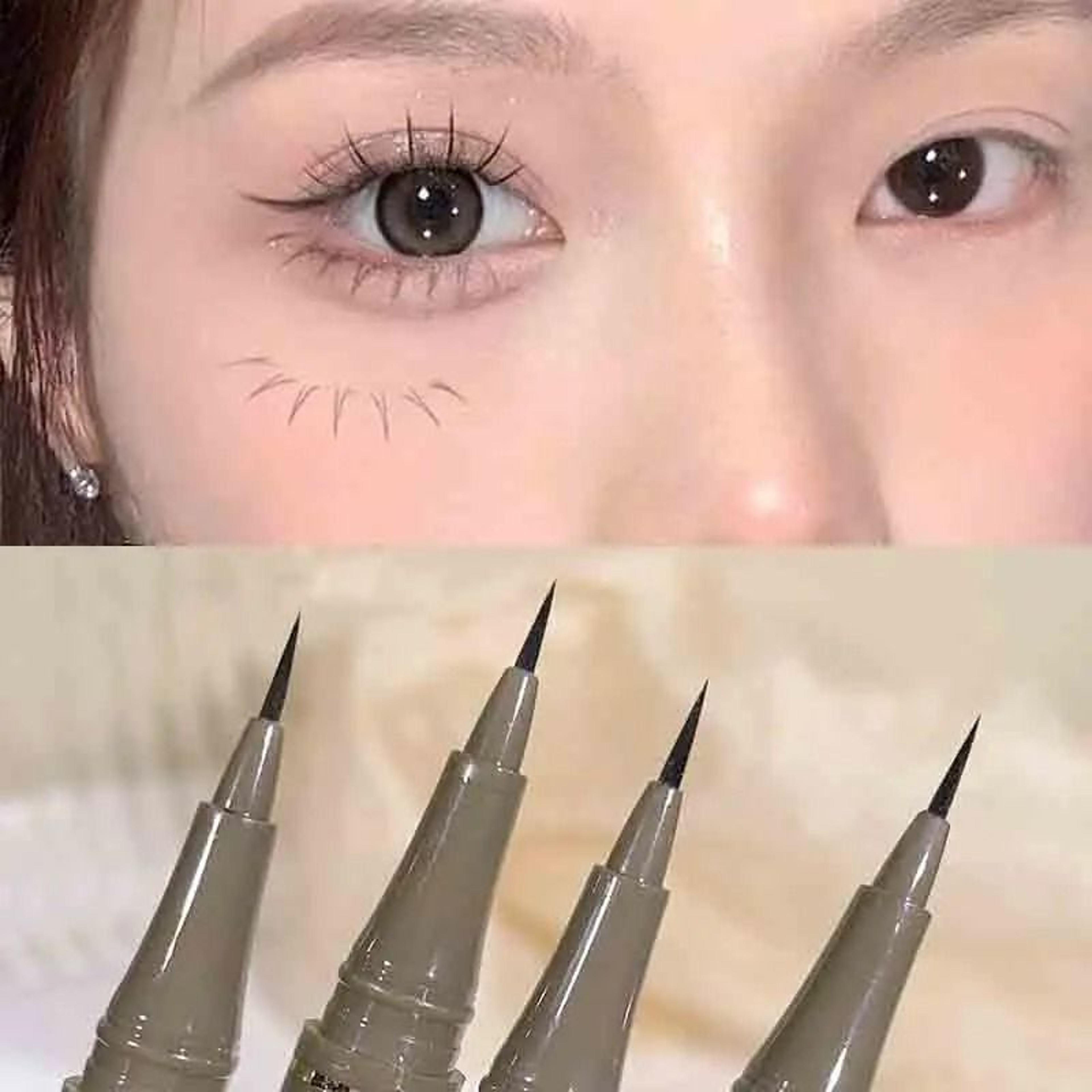 slim waterproof brown liquid eyeliner pen long lasting