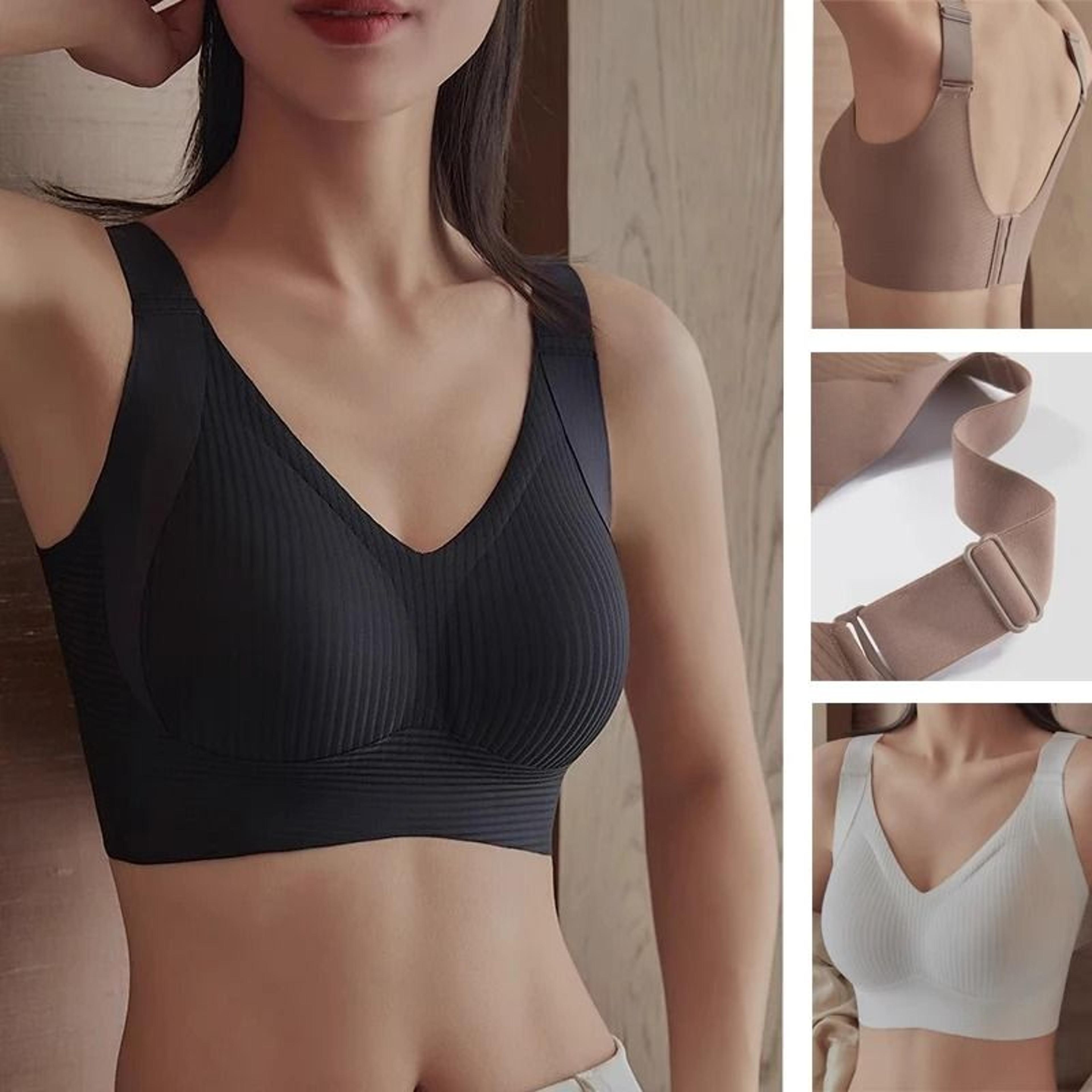 air comfort large size seamless bra wireless soft support