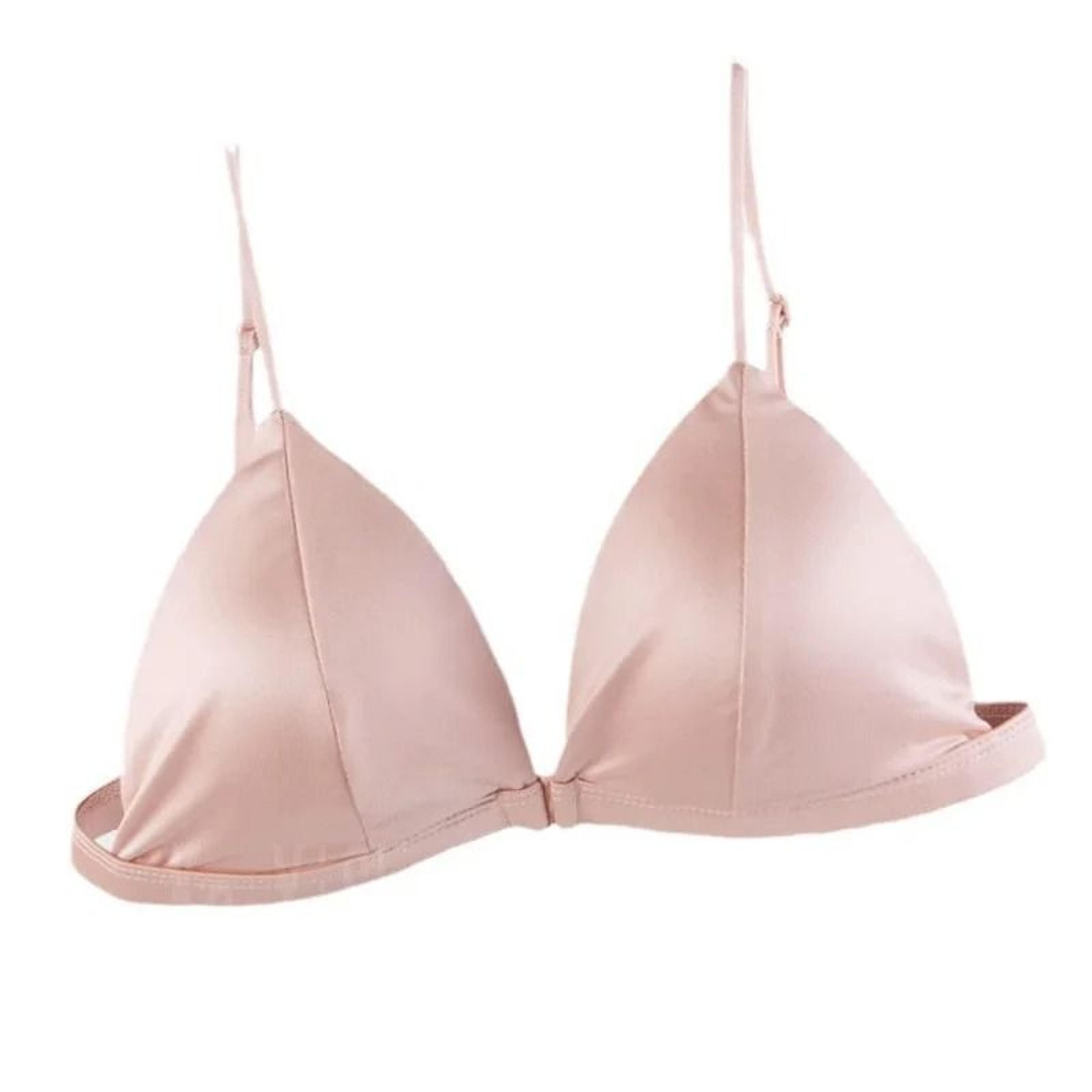 chicback front buckle wireless bra thin strap sexy back