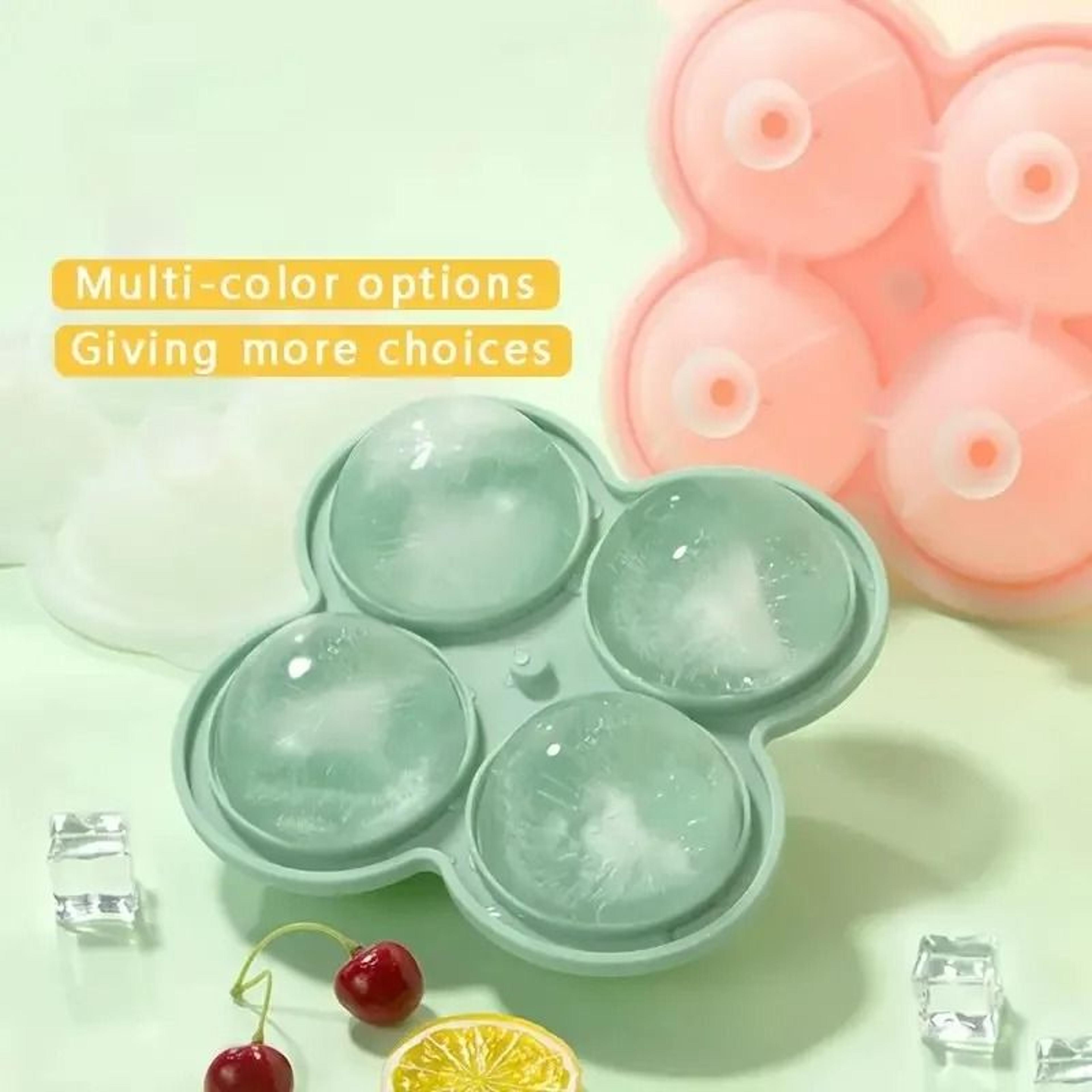 large silicone ice cube tray easy release whiskey and cocktail mold
