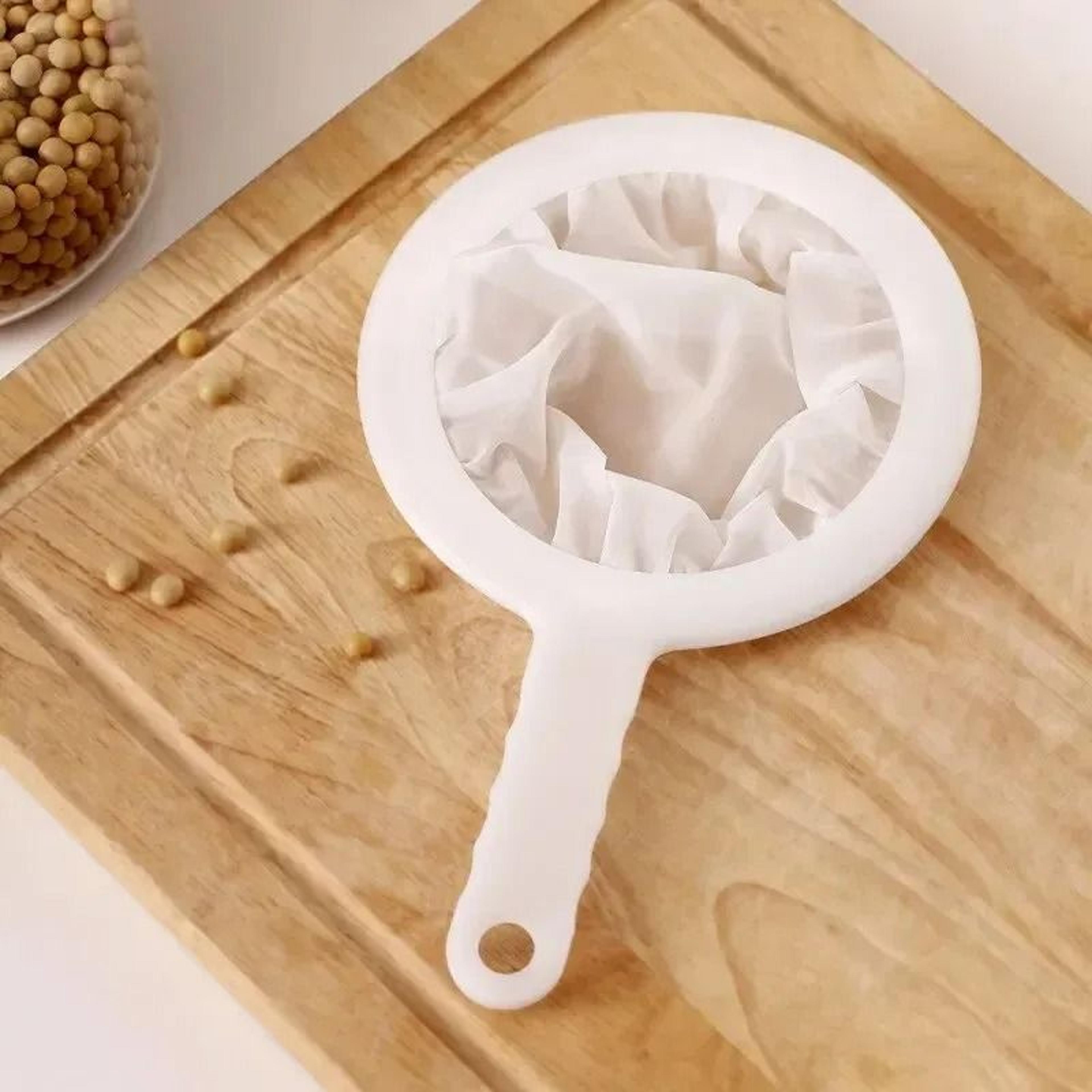 purestrain reusable nut milk filter bag high density mesh strainer