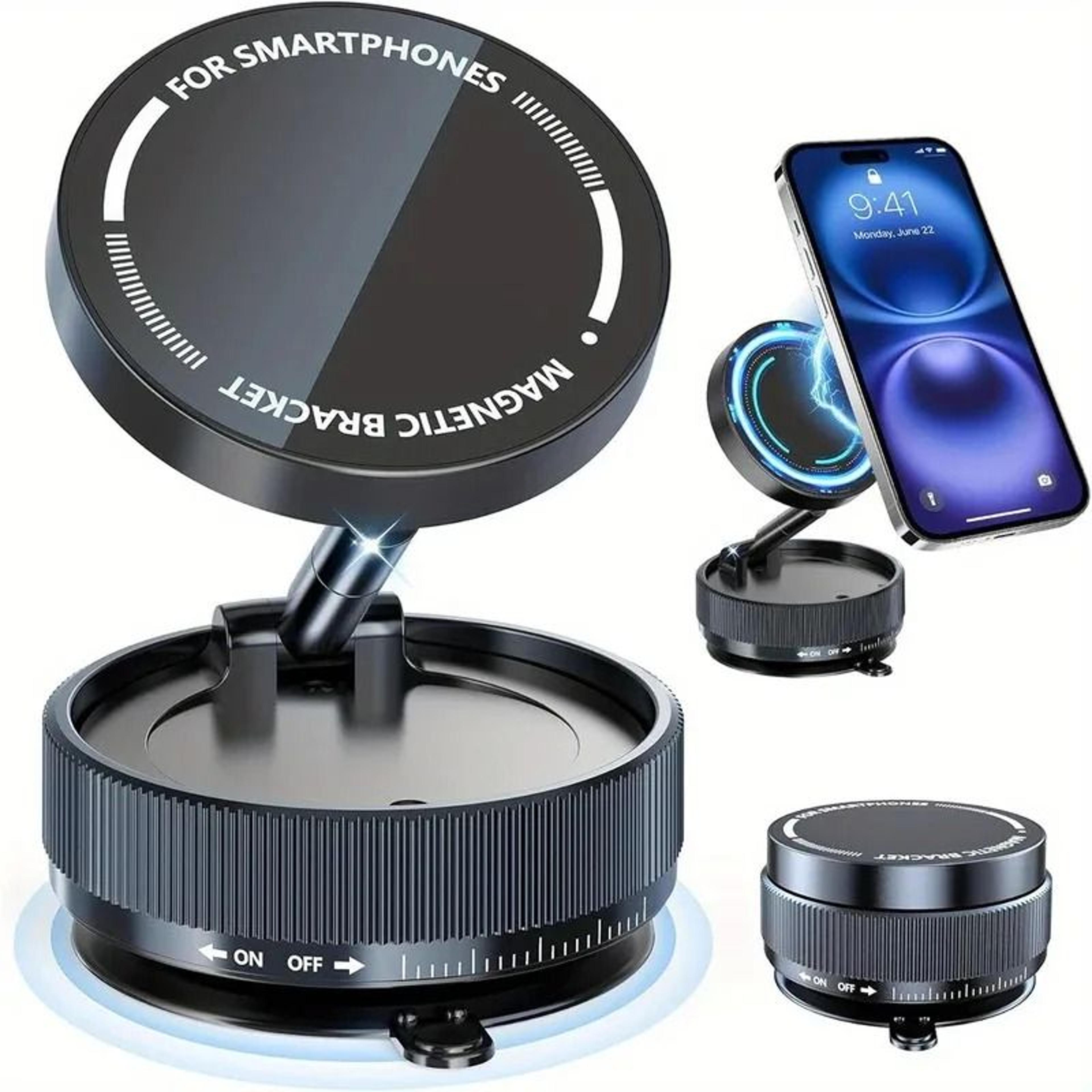 ultragrip 360 vacuum magnetic car phone holder for magsafe