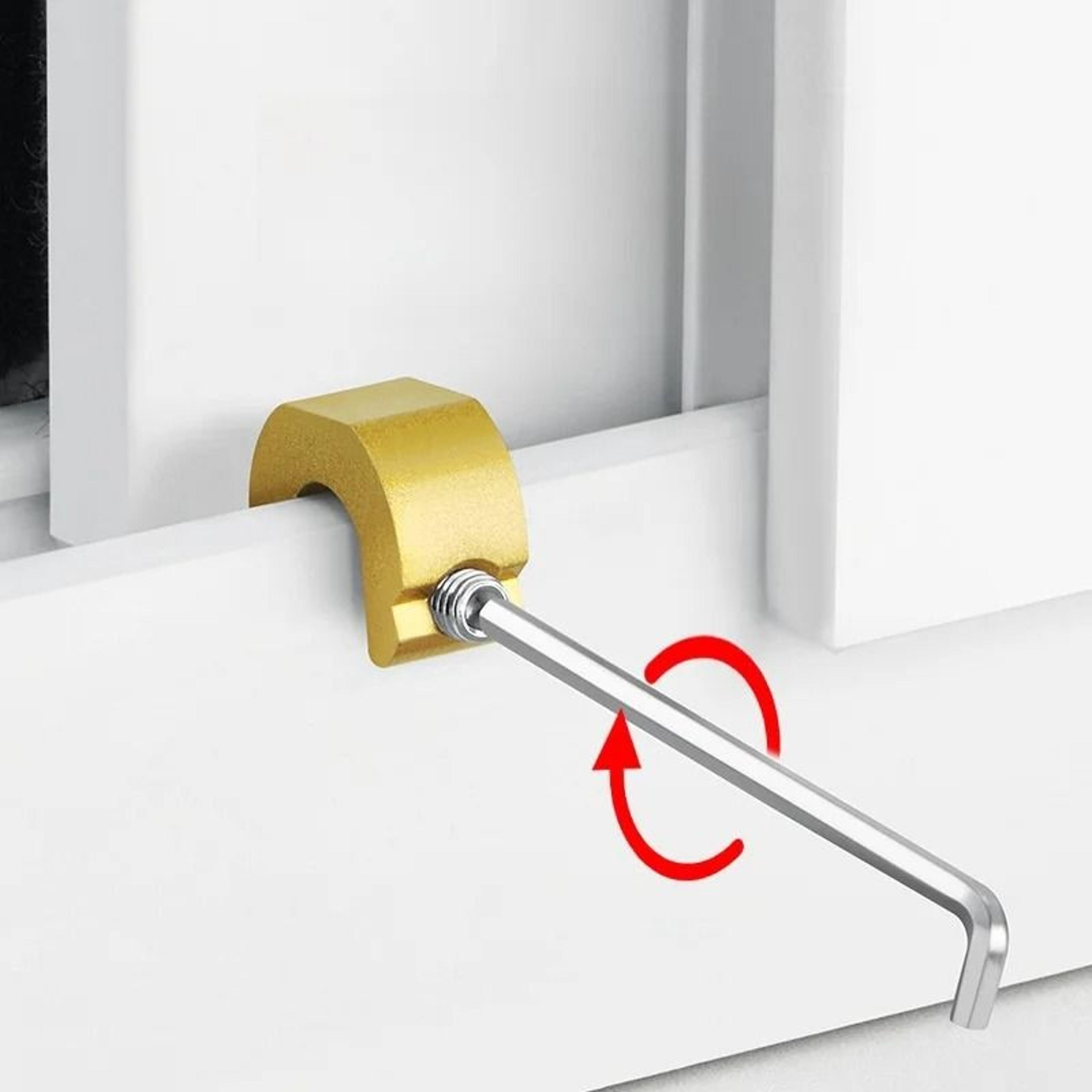 safeslide aluminum alloy window lock stopper for sliding doors and windows