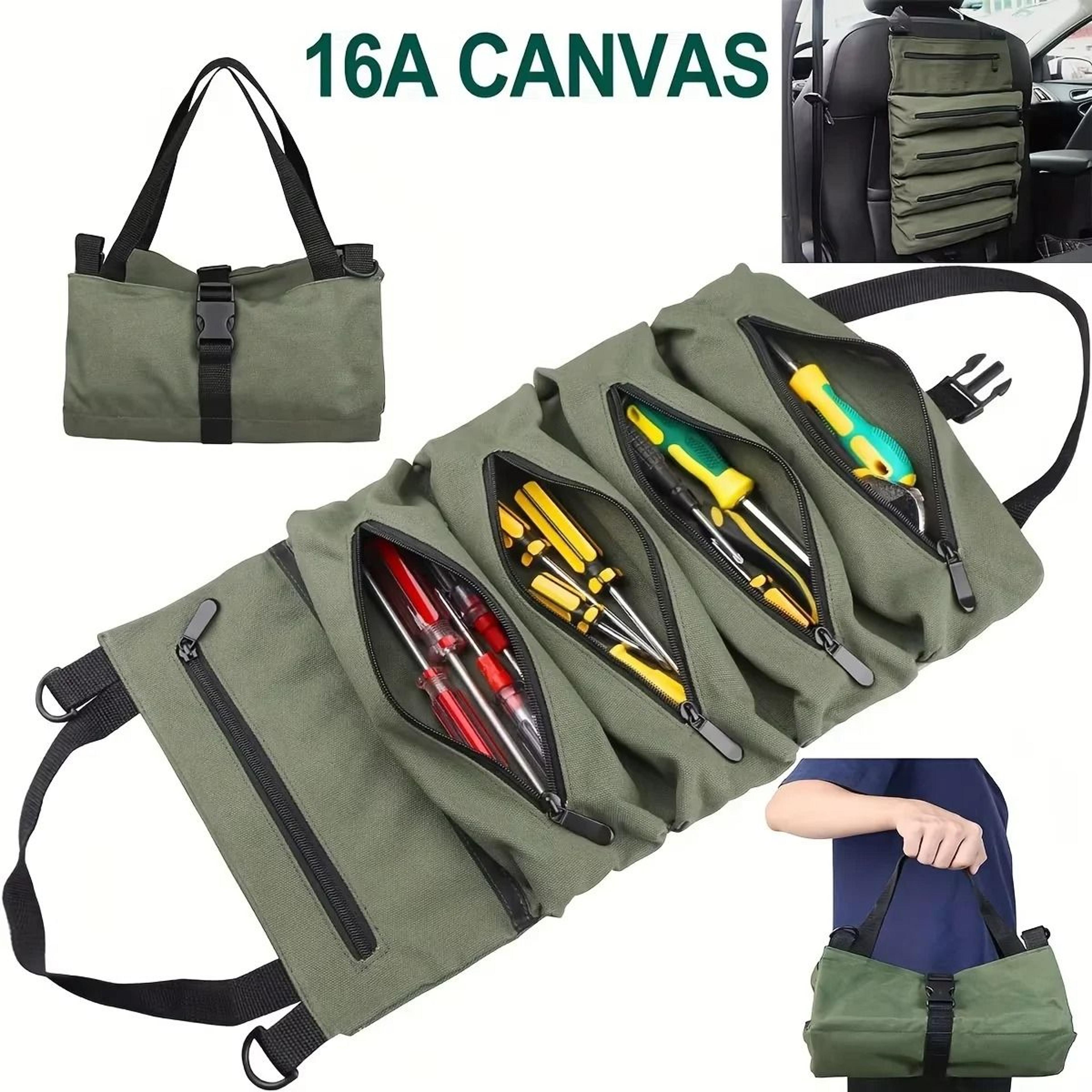 ruggedwrap roll up tool bag canvas wrench organizer